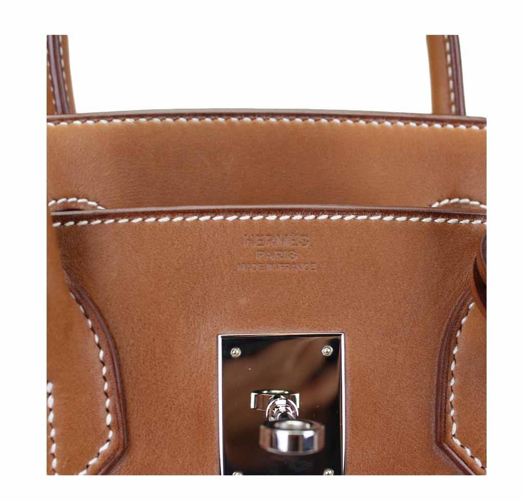 Hermes Birkin 30 Toile Natural Barenia Leather Palladium Hardware Limited Edition
