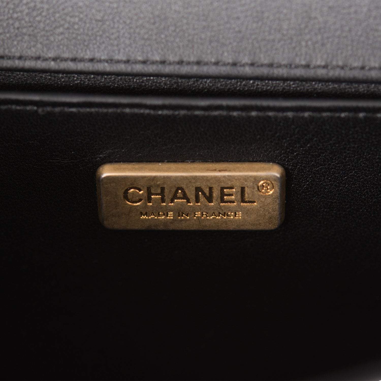 Pre-owned Chanel Black Python Medium Boy Bag Antique Gold Hardware