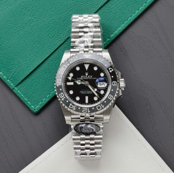 Rolex GMT-Master II 40 126710GRNR Black Dial Watch