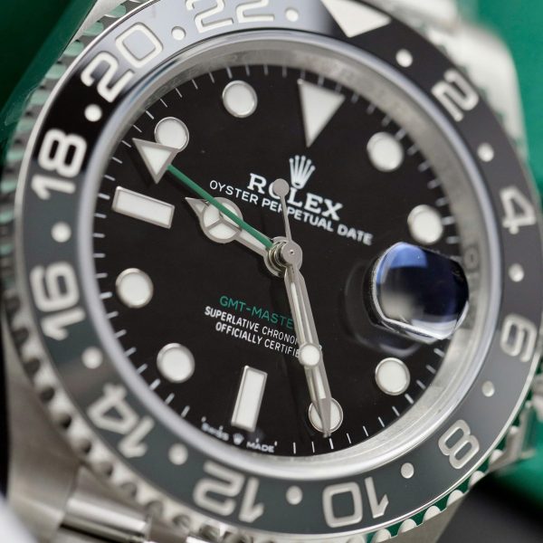 Rolex GMT-Master II 40 126710GRNR Black Dial Watch