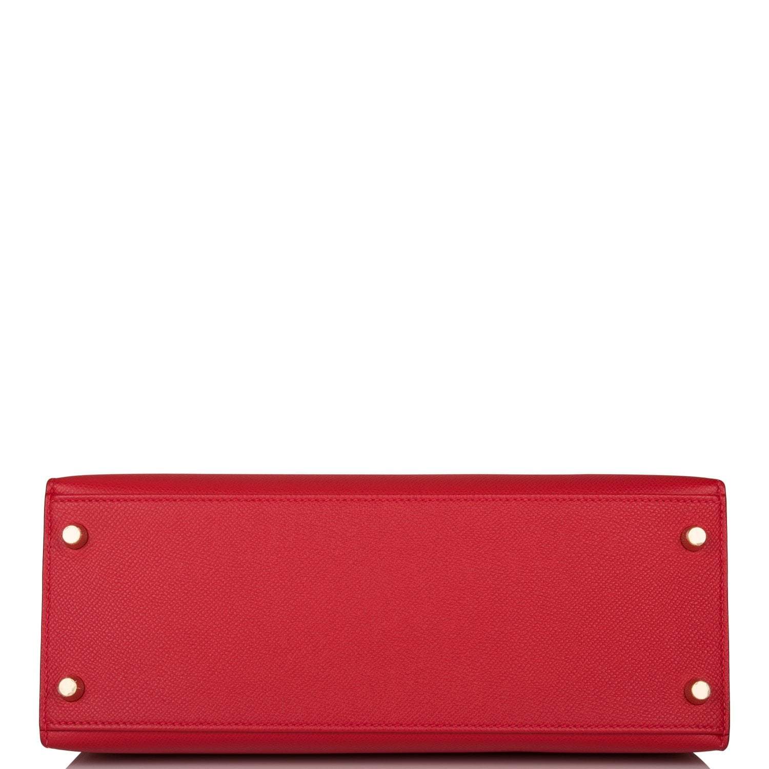 Hermes Rouge Casaque Epsom Sellier Kelly 28cm Gold Hardware