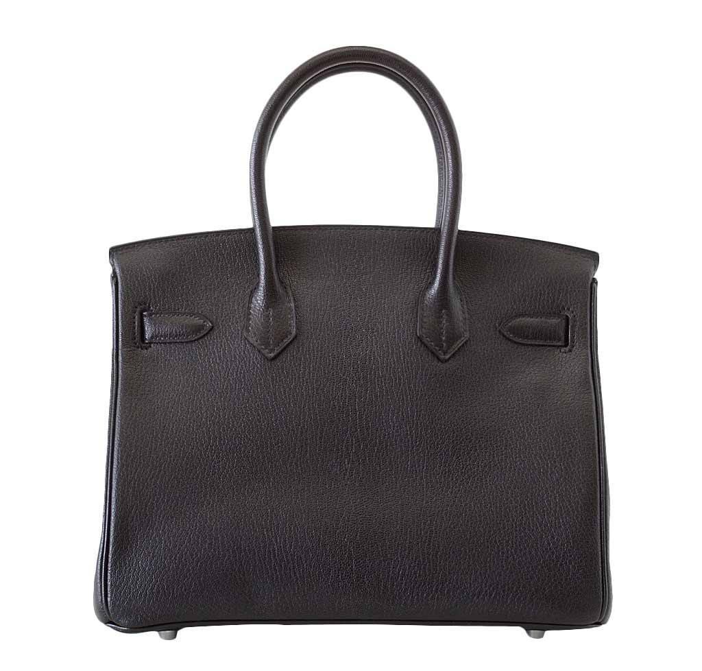 Hermès Birkin 30 Bag Black Chevre PHW