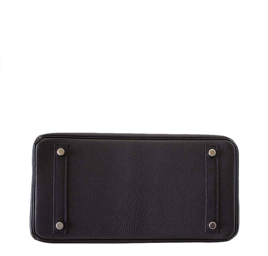 Hermès Birkin 30 Bag Black Chevre PHW