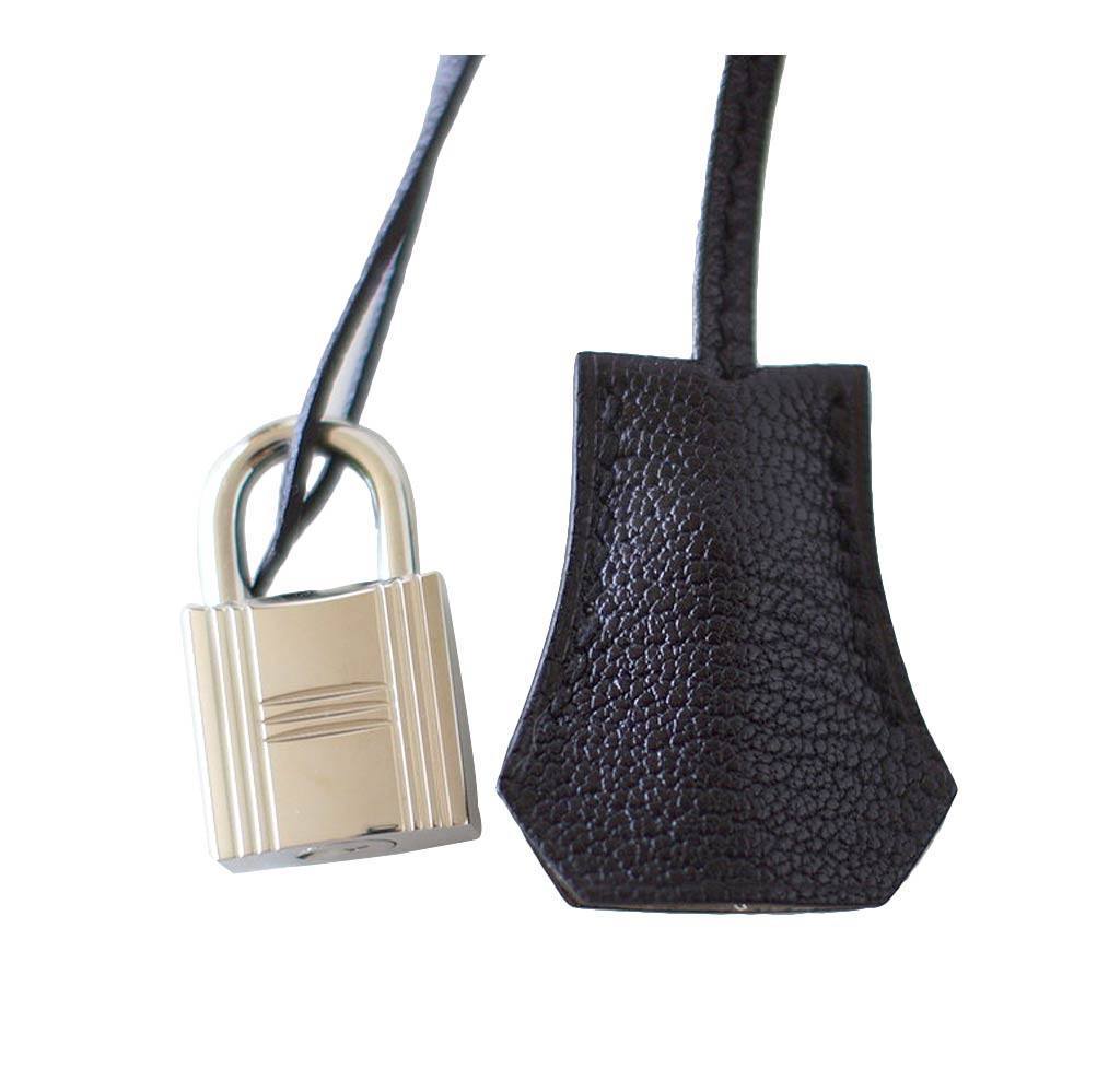 Hermès Birkin 30 Bag Black Chevre PHW
