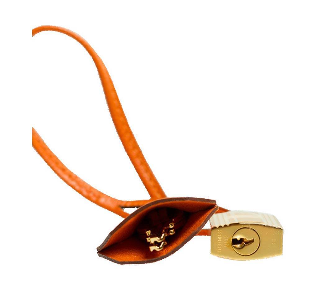 Hermes Birkin 30 Bag Orange GHW