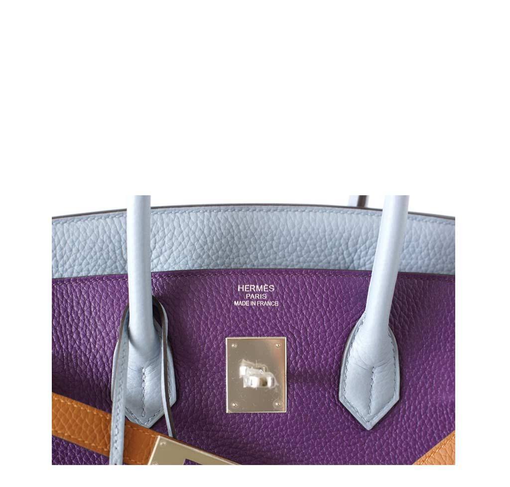Hermès Birkin 35 Arlequin Limited Edition Bag PHW