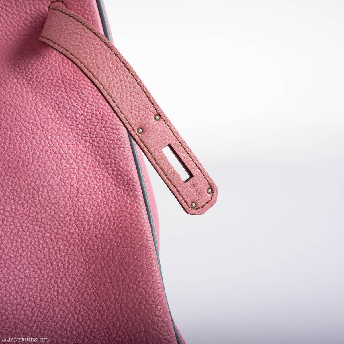 Hermes Birkin 35 HSS Bubblegum Pink & Celeste Togo Leather Palladium Hardware