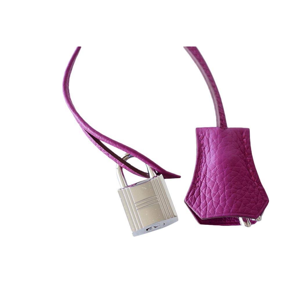 Hermes Birkin 35 HSS Tosca Clemence Leather Palladium Hardware