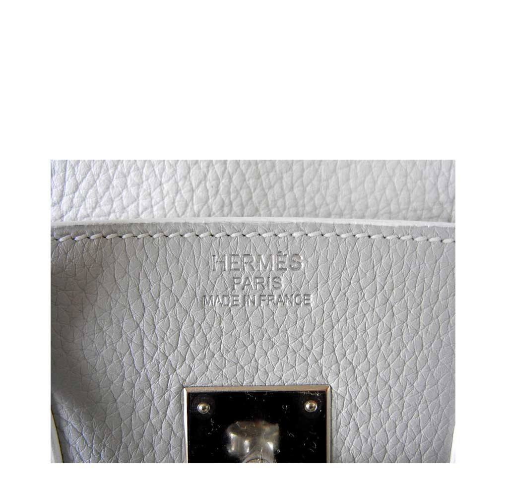 Hermès Birkin 35 White Club Bag PHW