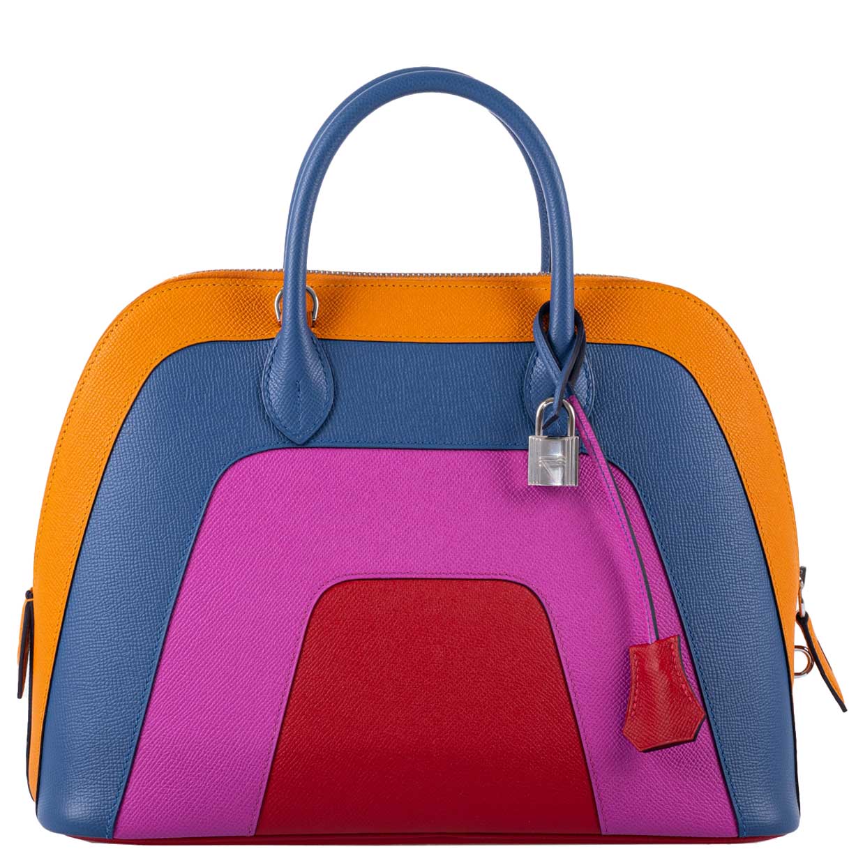 Hermes Bolide 1923 30 Rainbow Bag Sunset Epsom Palladium Hardware 2020 Y