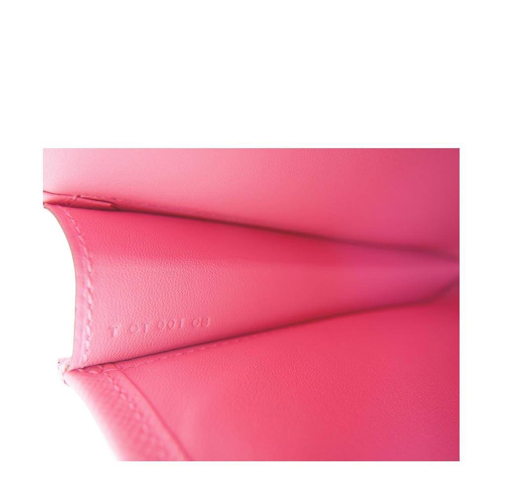 Hermes Jige 29 Rose Confetti Epsom Leather Clutch