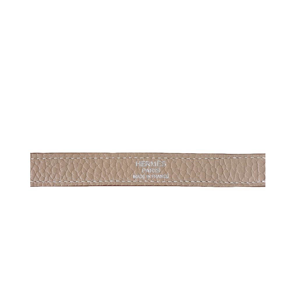 Hermes Kelly 35 Argile Supple Bag PHW