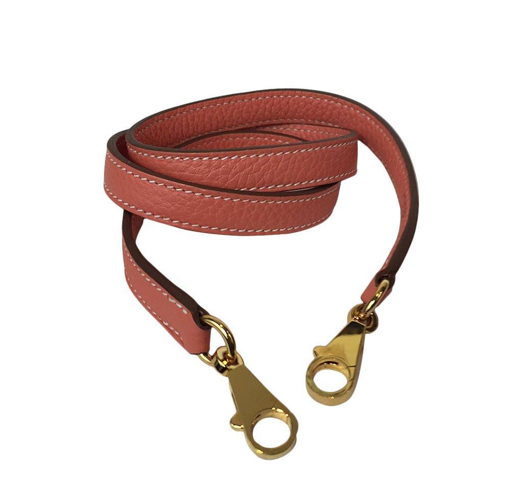 Hermes Kelly 35 Crevette Clemence Leather Gold Hardware