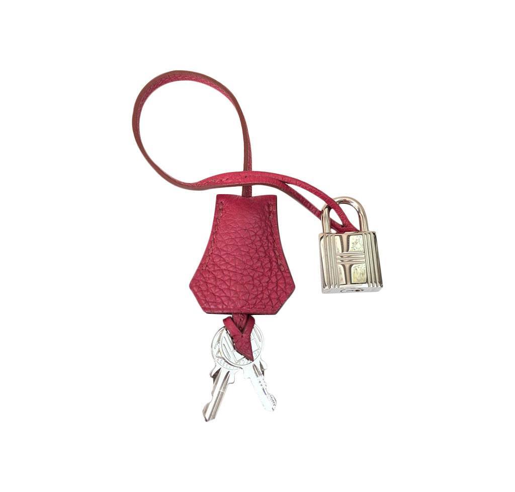 Hermes Birkin 35 Rouge Vif Togo Leather Palladium Hardware