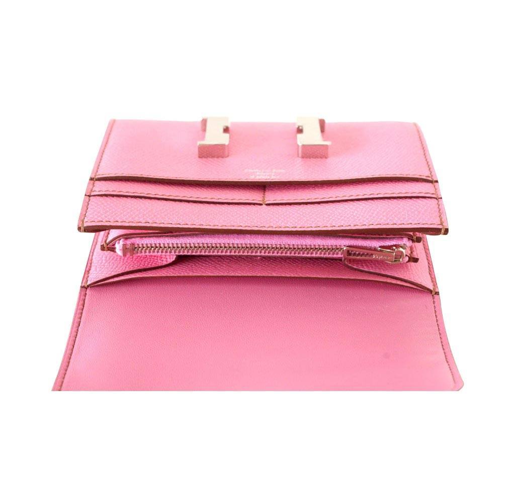 Hermes Constance 5P Pink Epsom Leather Palladium Hardware