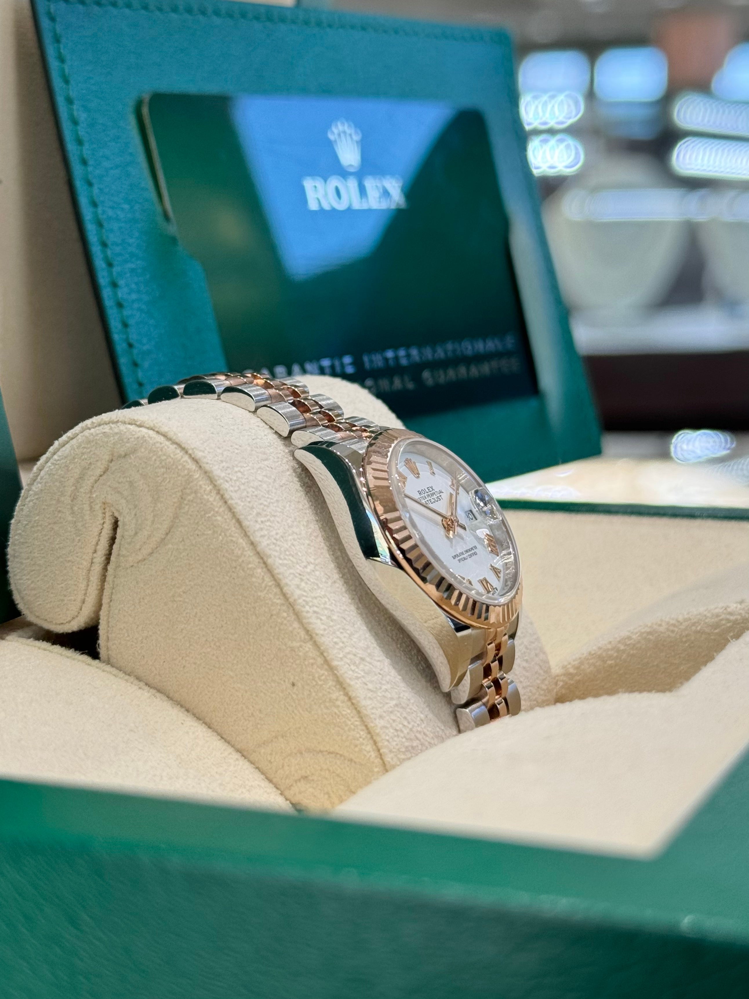 Rolex Datejust 28 279171 White Dial Watch