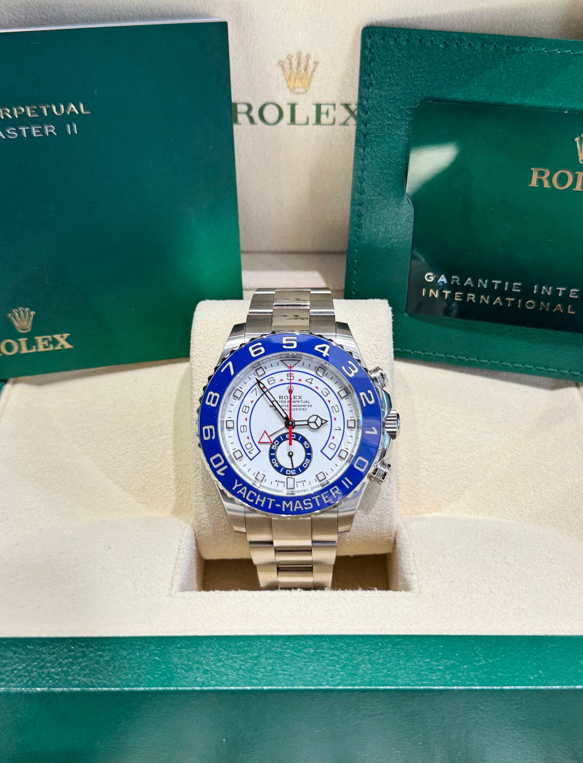 Rolex Yacht-Master II 44 116680 White Dial Watch