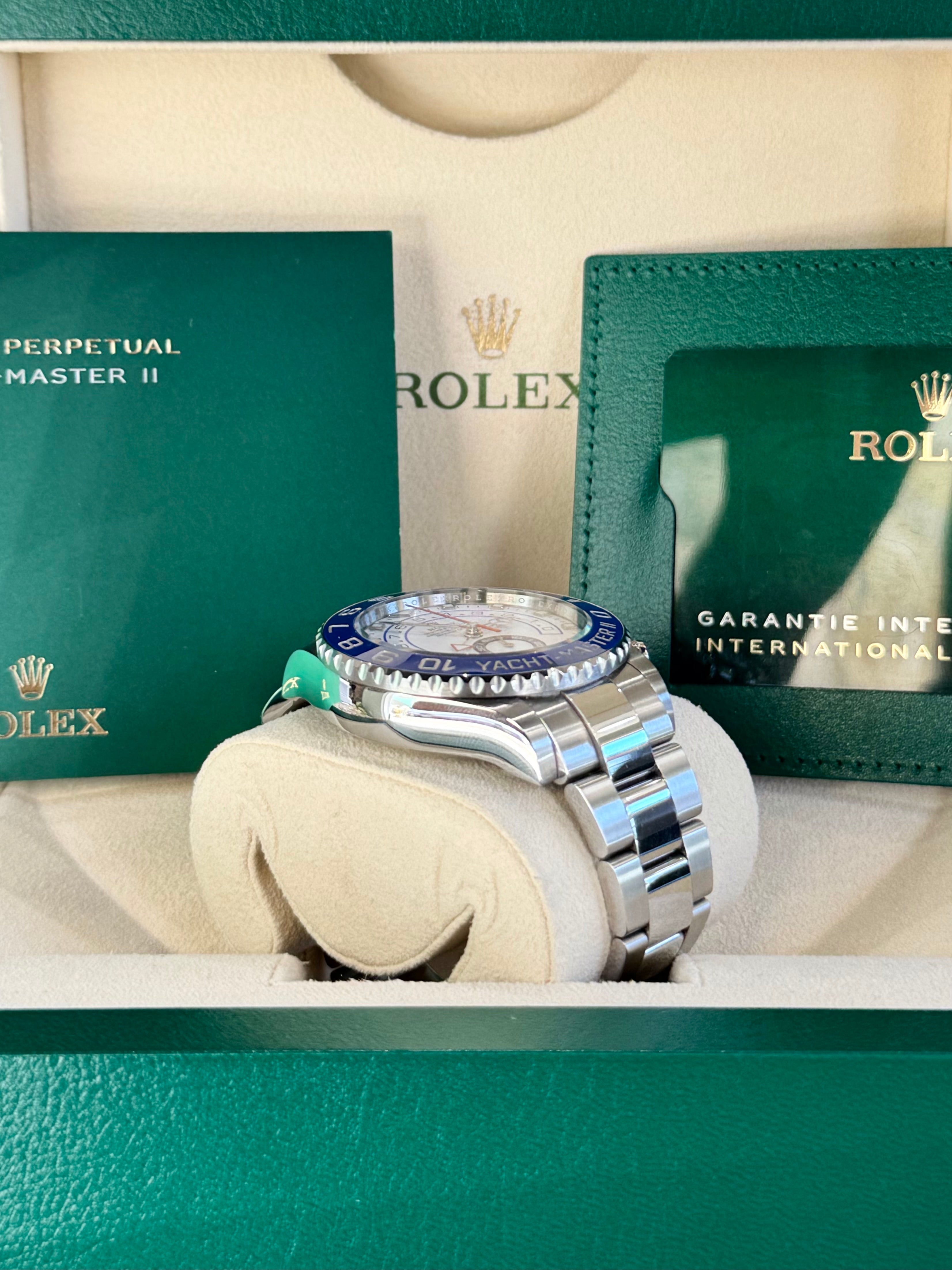 Rolex Yacht-Master II 44 116680 White Dial Watch