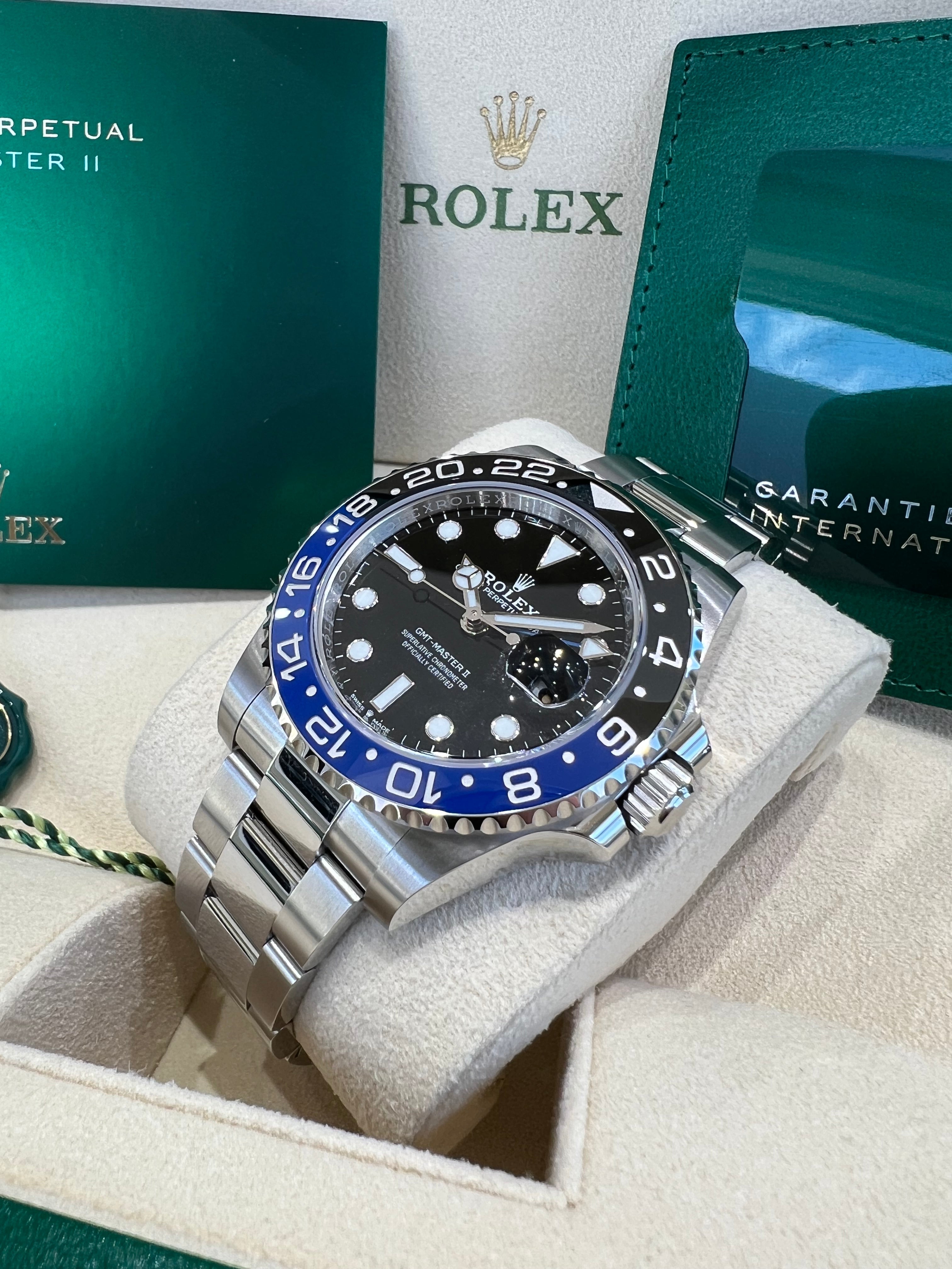 Rolex GMT-Master II 40 126710BLNR Black Dial Watch