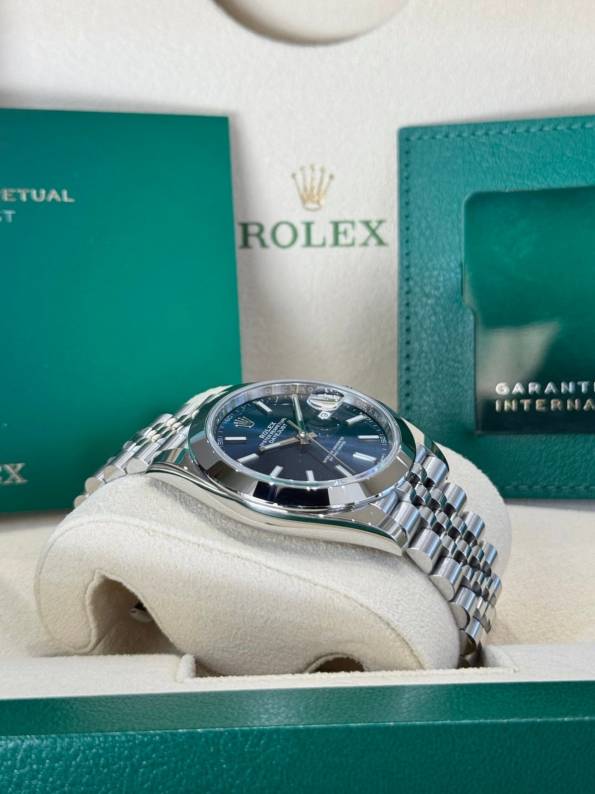 Rolex Datejust 41 126300 Blue Dial Watch
