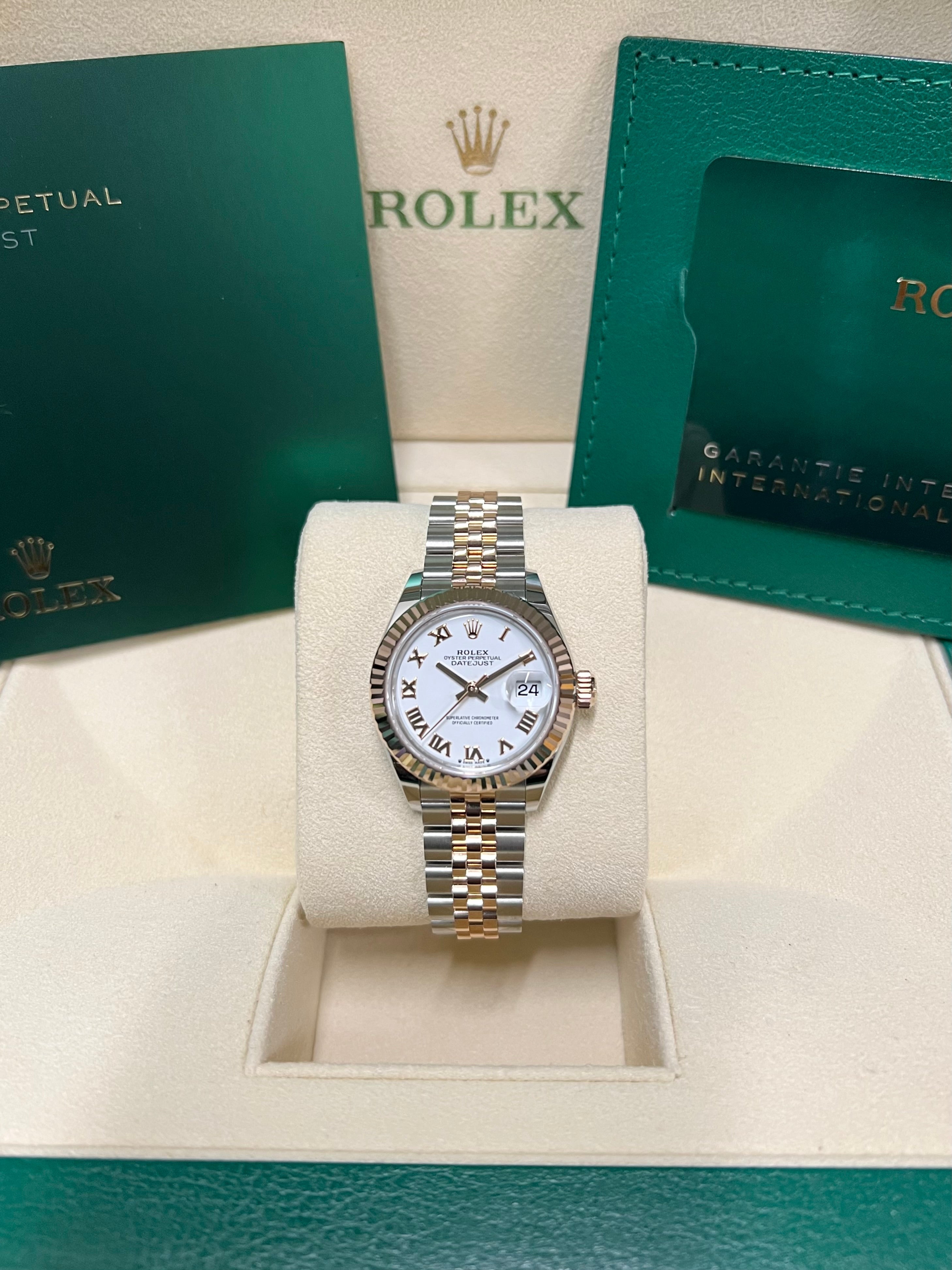 Rolex Datejust 28 279171 White Dial Watch