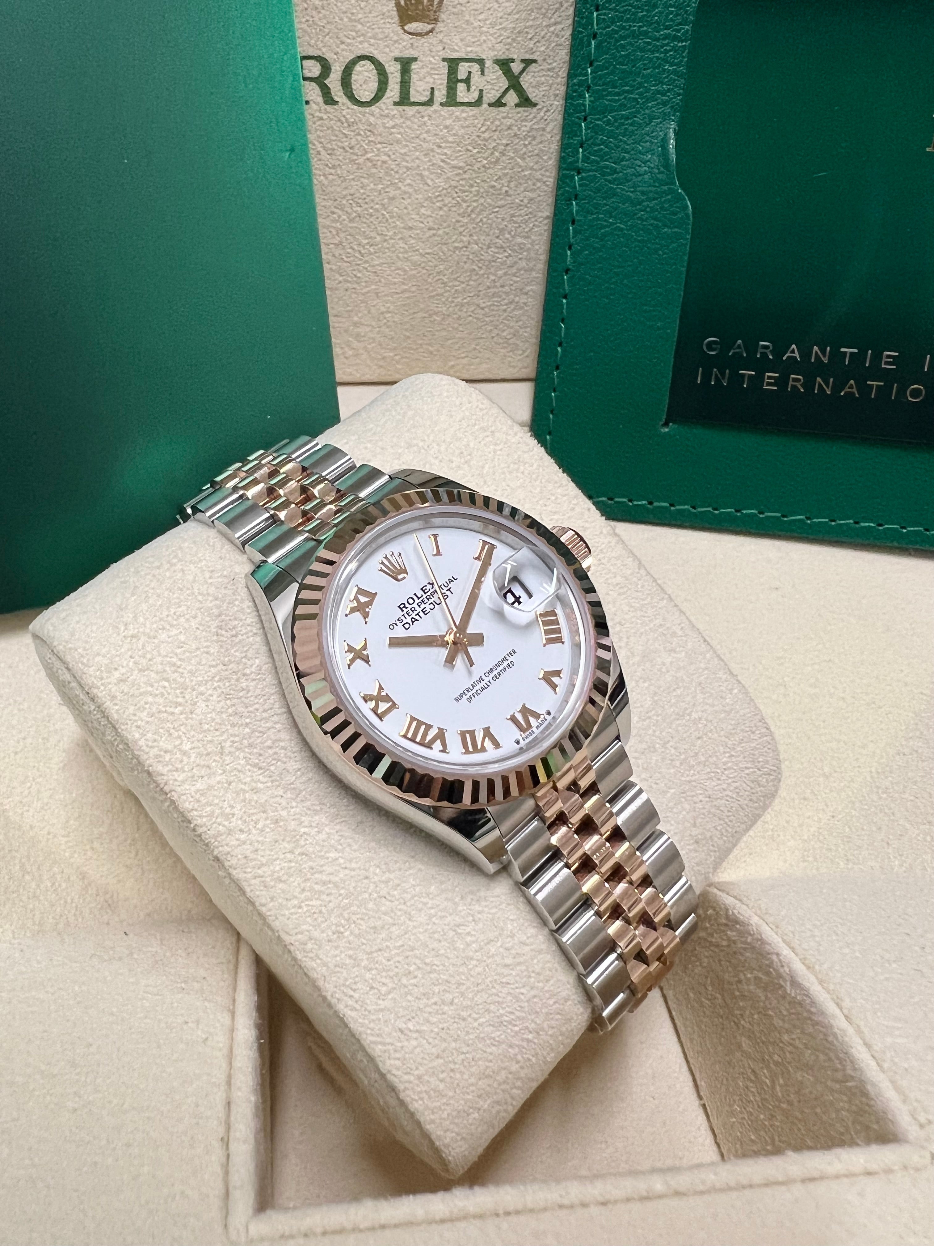 Rolex Datejust 28 279171 White Dial Watch