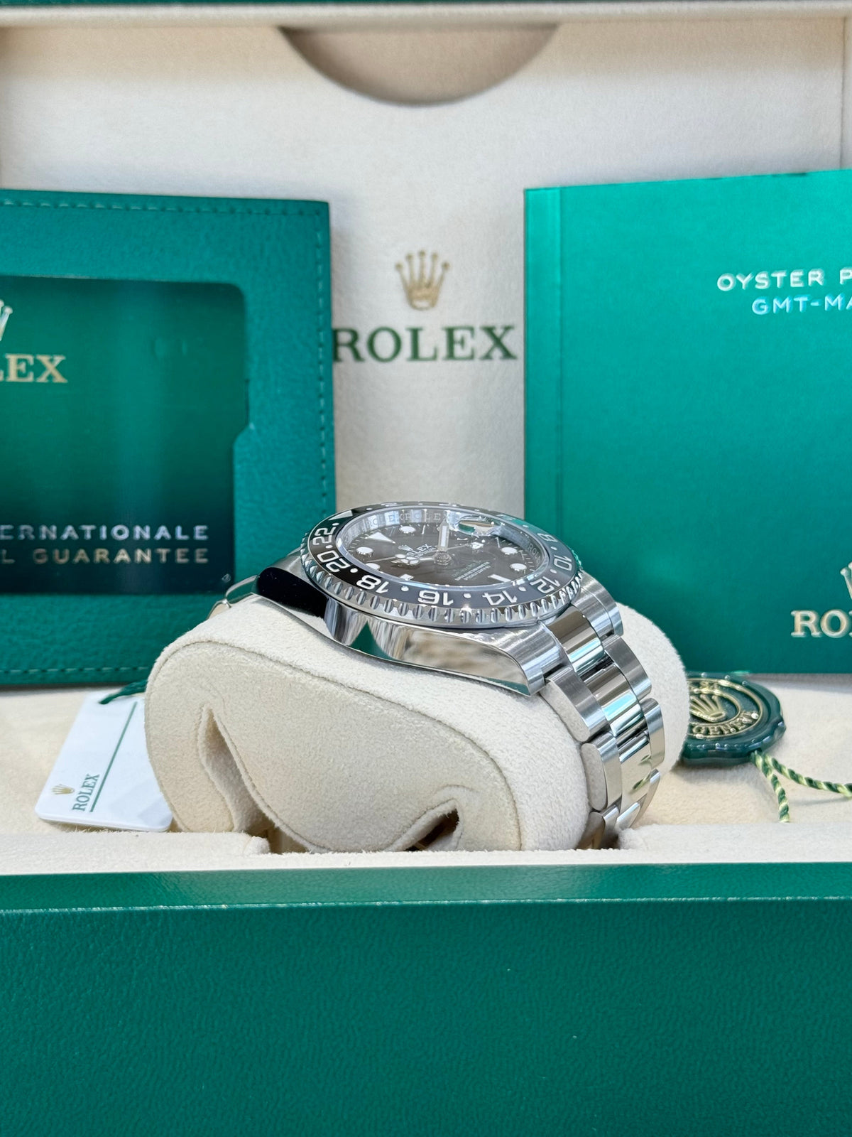 Rolex GMT-Master II 40 126710GRNR Black Dial Watch