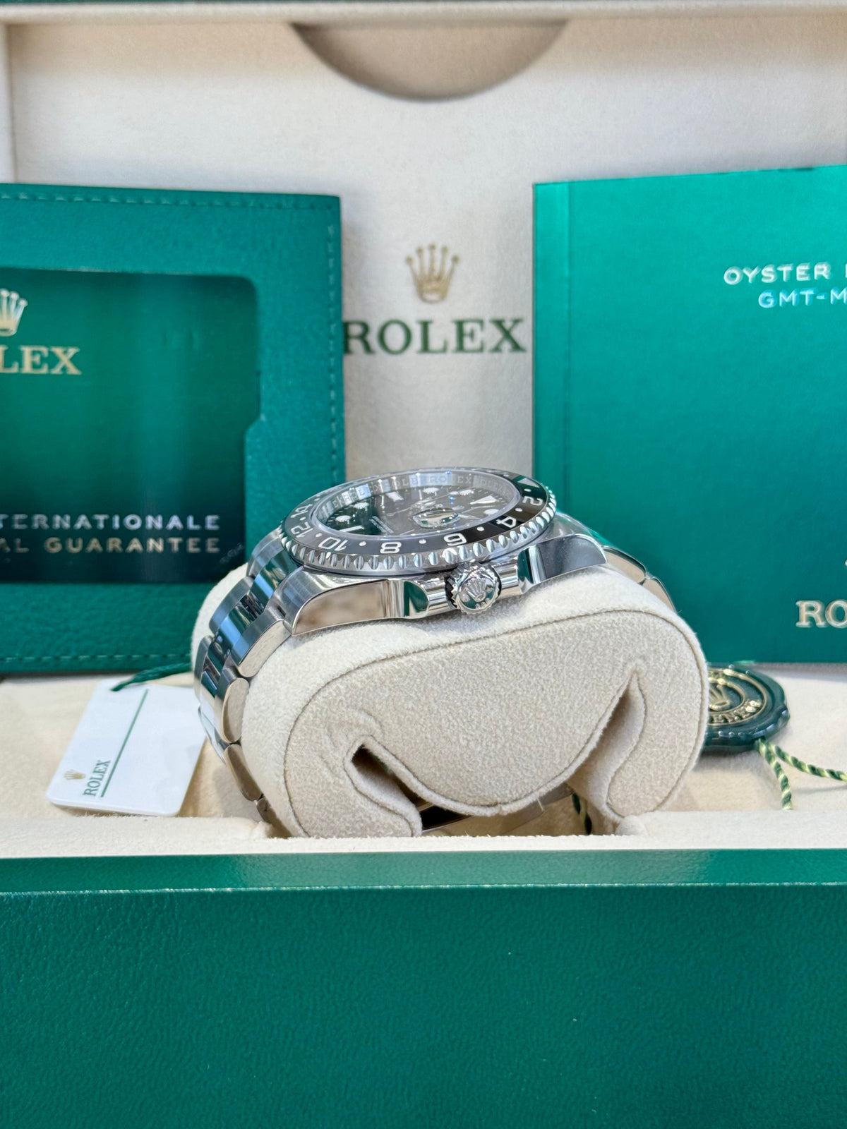 Rolex GMT-Master II 40 126710GRNR Black Dial Watch