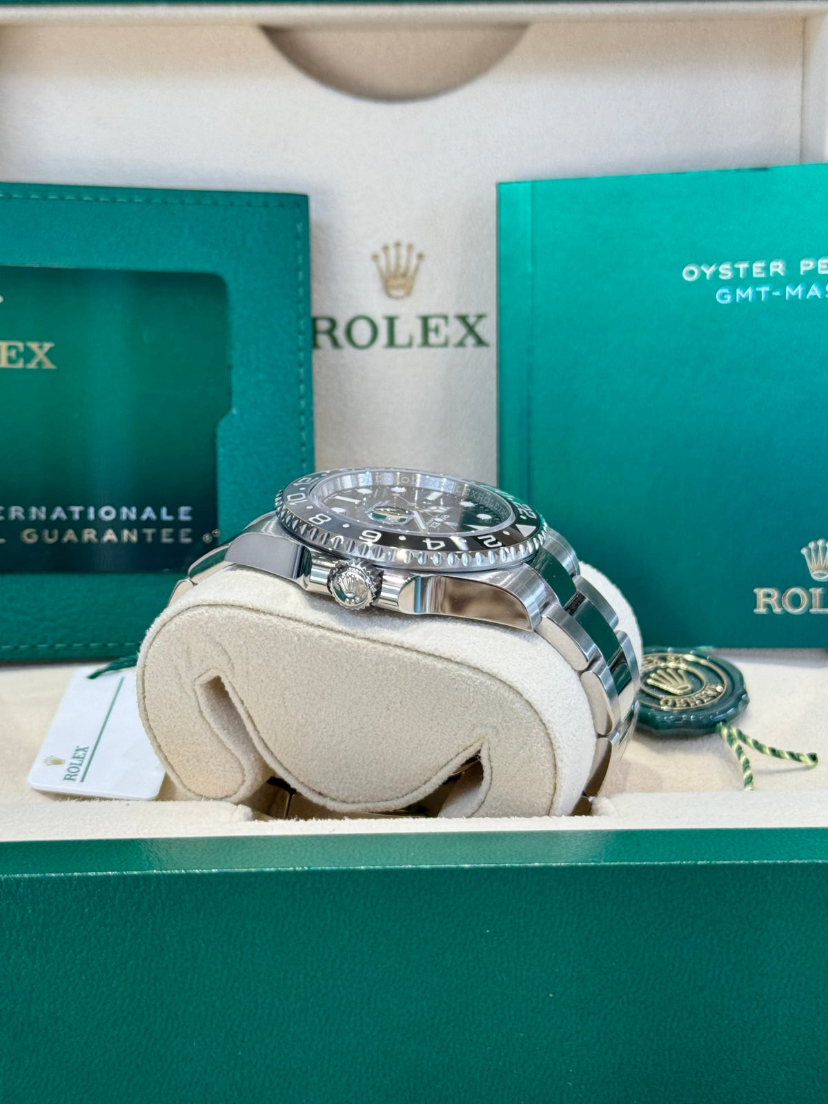 Rolex GMT-Master II 40 126710GRNR Black Dial Watch