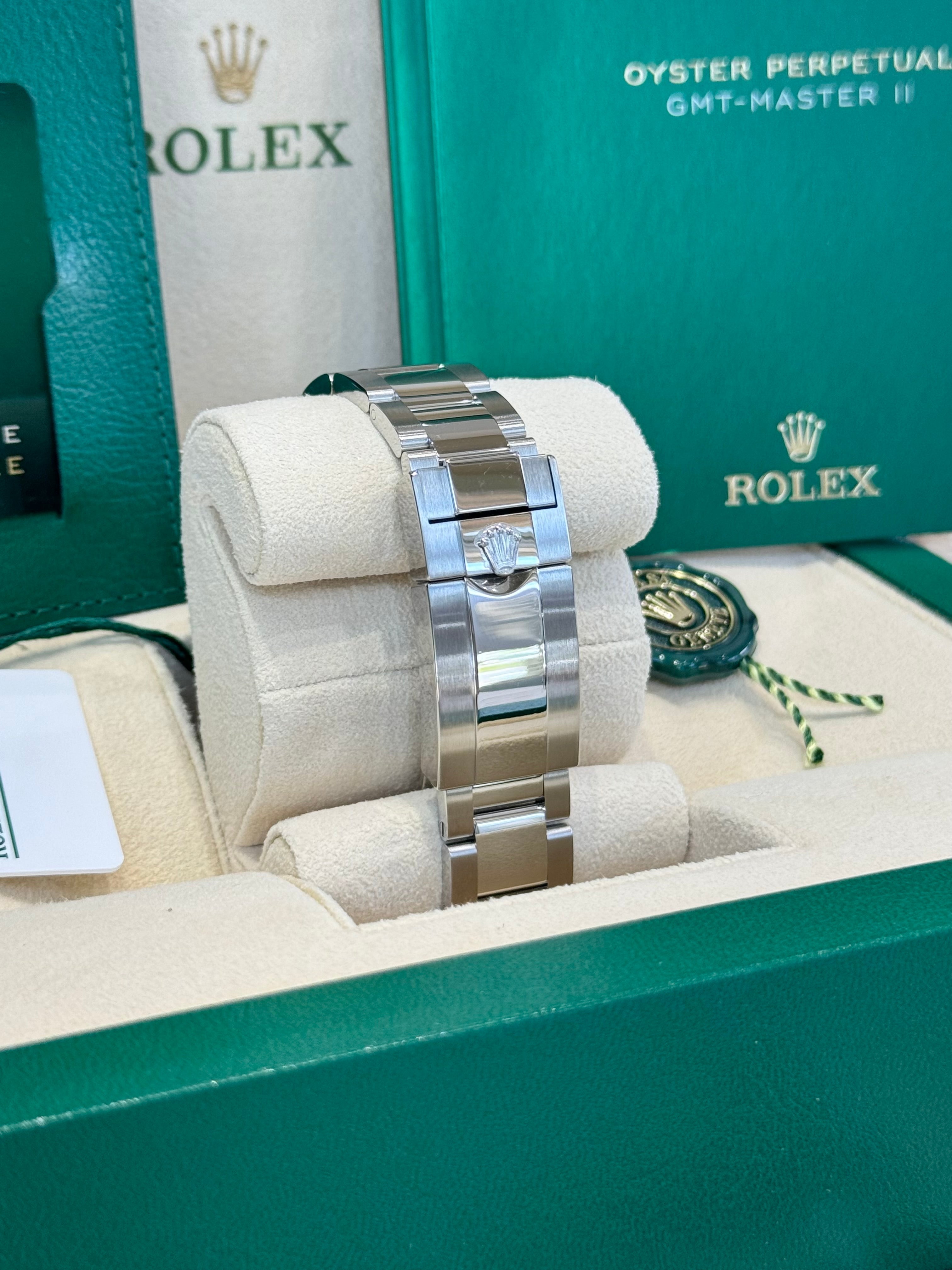 Rolex GMT-Master II 40 126710GRNR Black Dial Watch