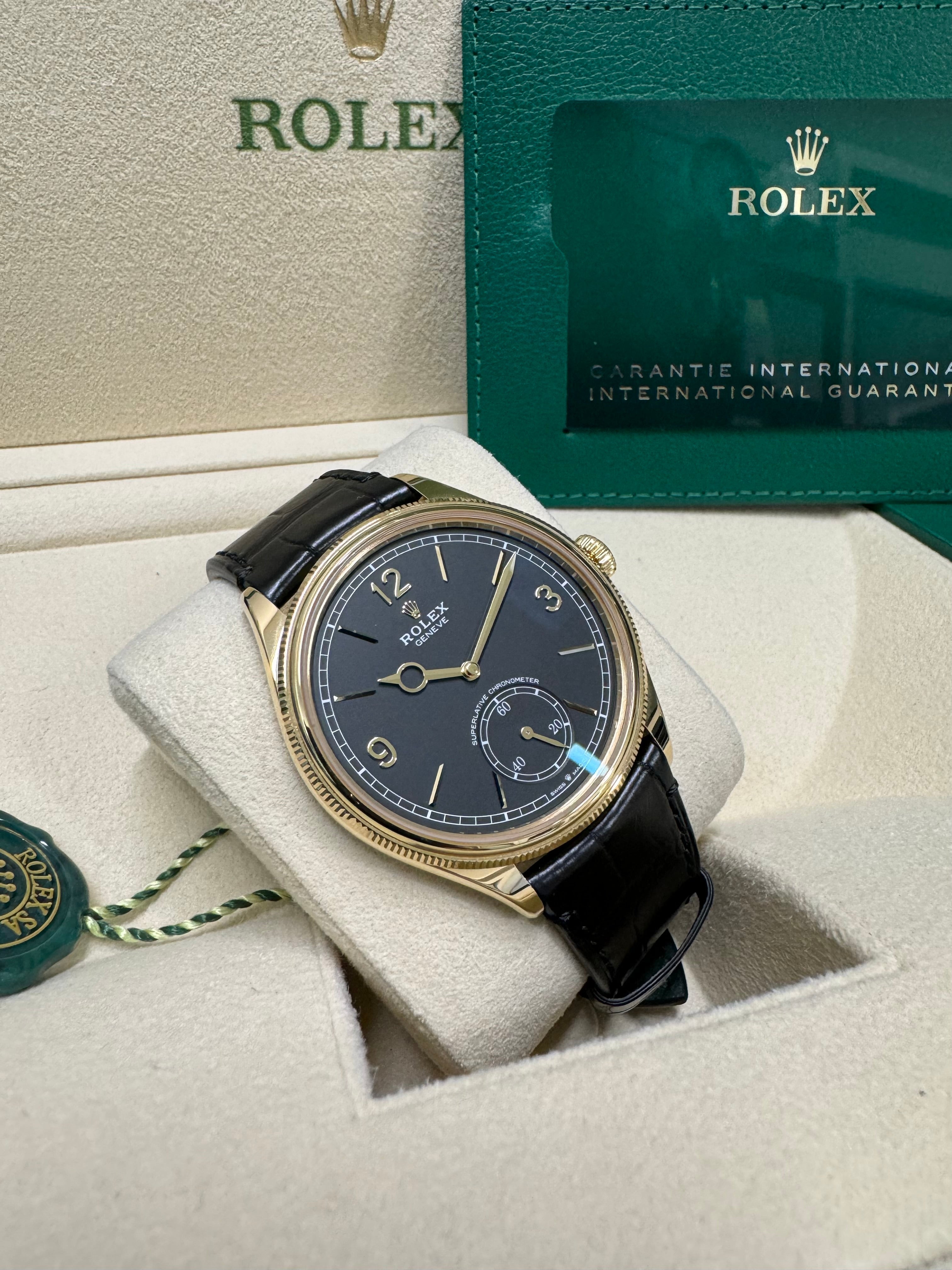 Rolex 1908 39 52508 Black Dial Watch
