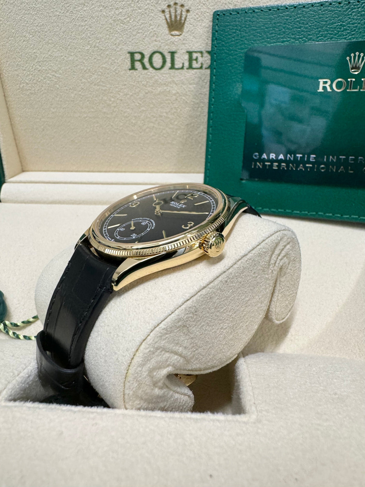 Rolex 1908 39 52508 Black Dial Watch