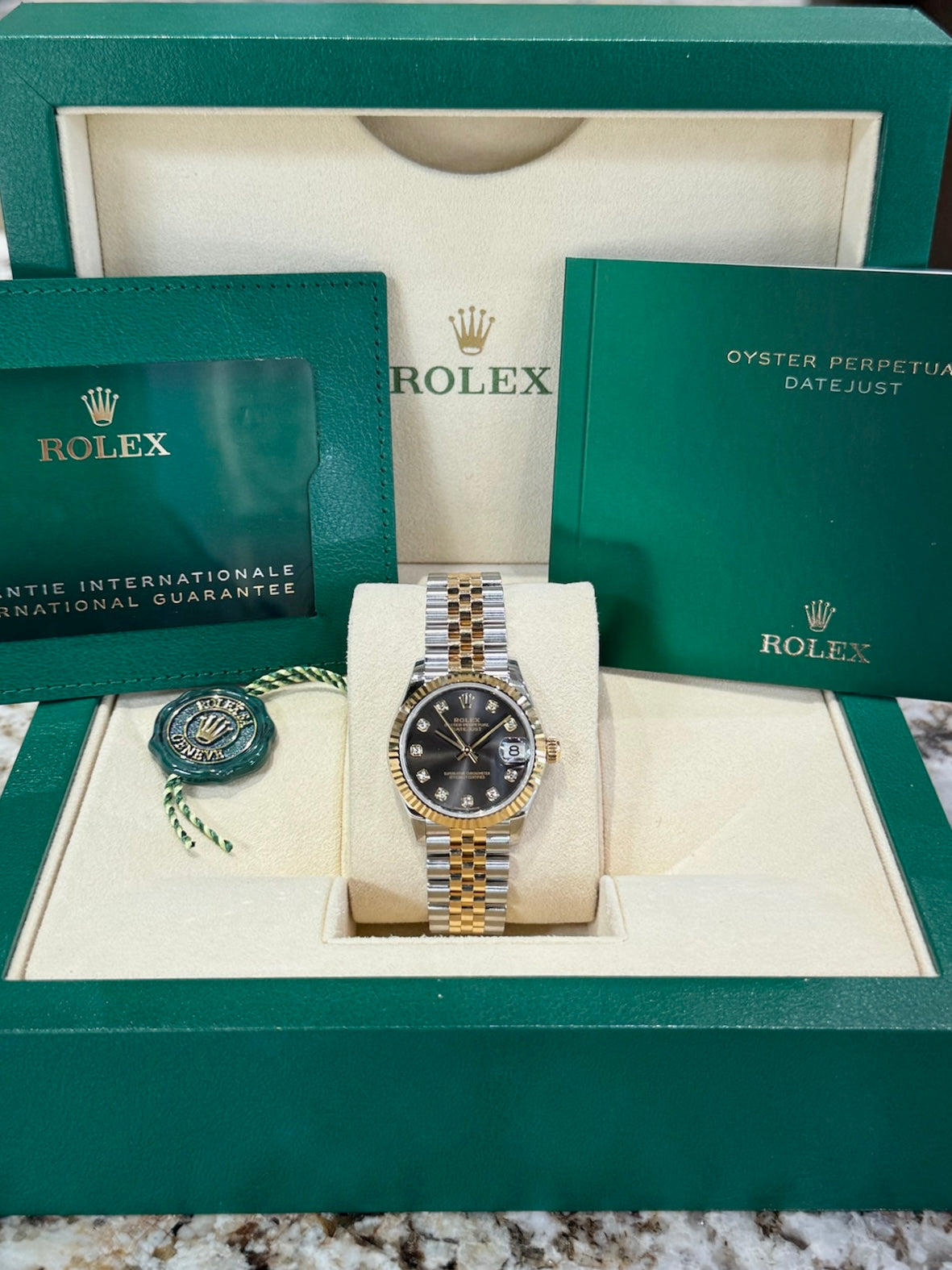 Rolex Datejust 31 278273 Dark Grey Dial Watch