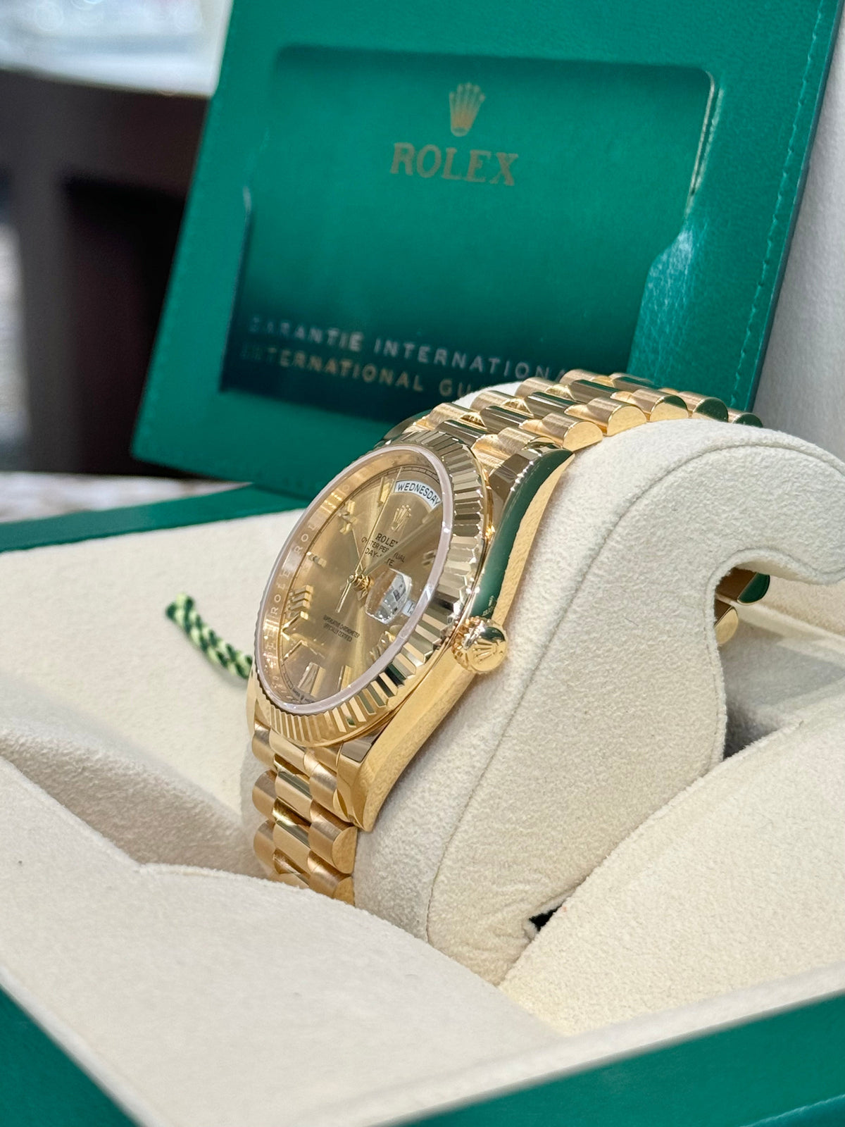 Rolex Day-Date 40 228238 Champagne Dial Watch