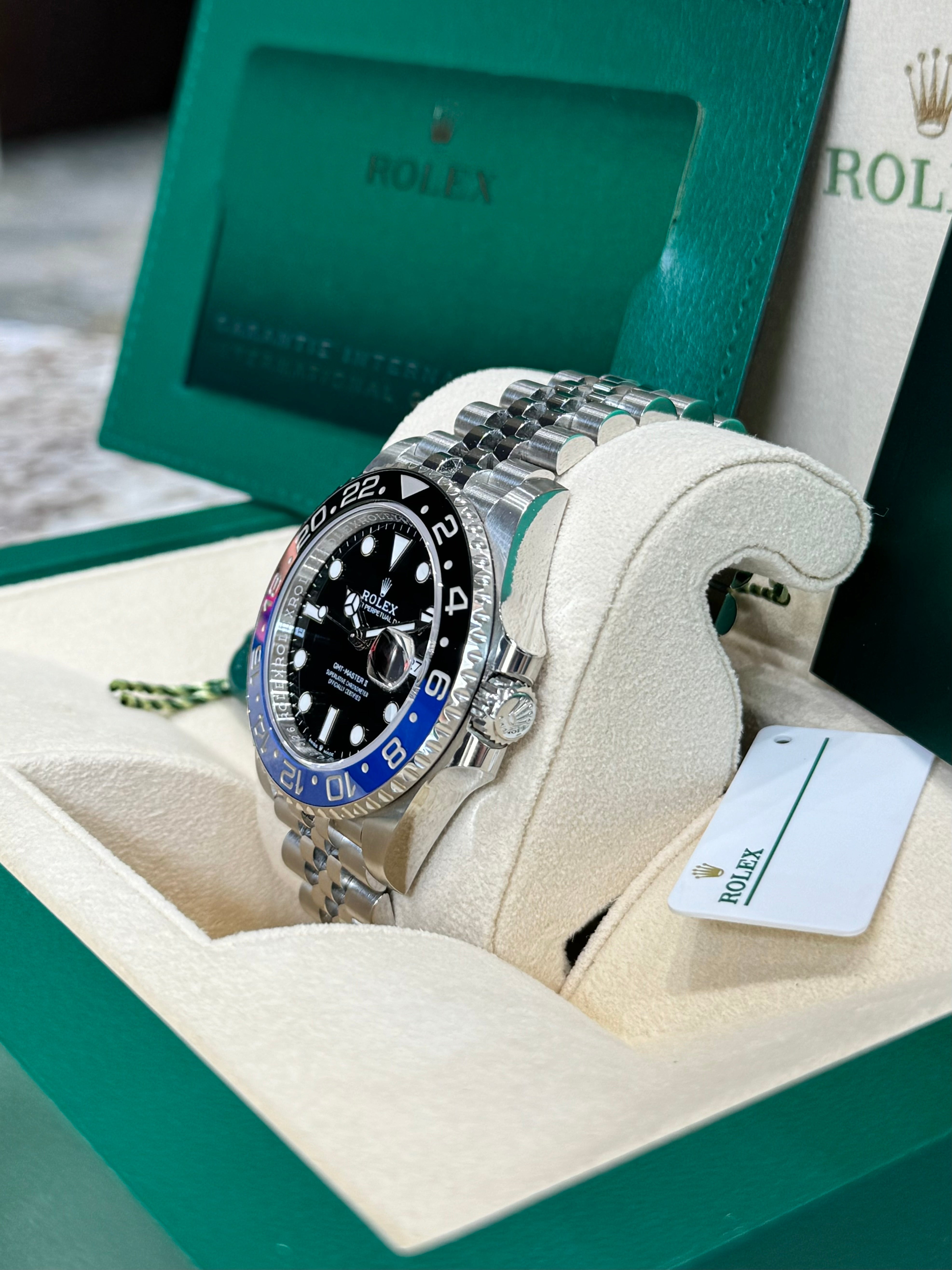 Rolex GMT-Master II 40 126710BLNR Black Dial Watch