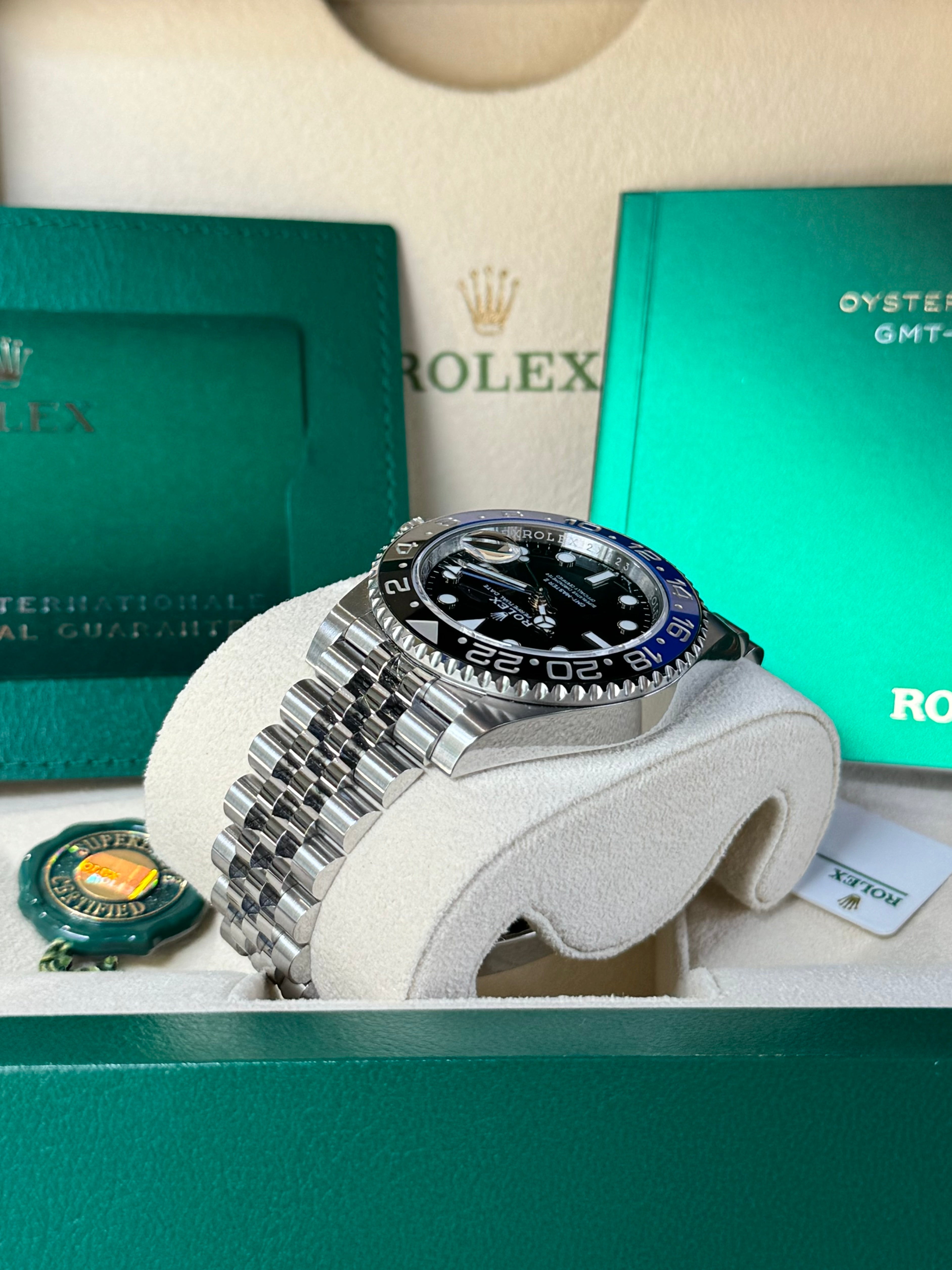 Rolex GMT-Master II 40 126710BLNR Black Dial Watch