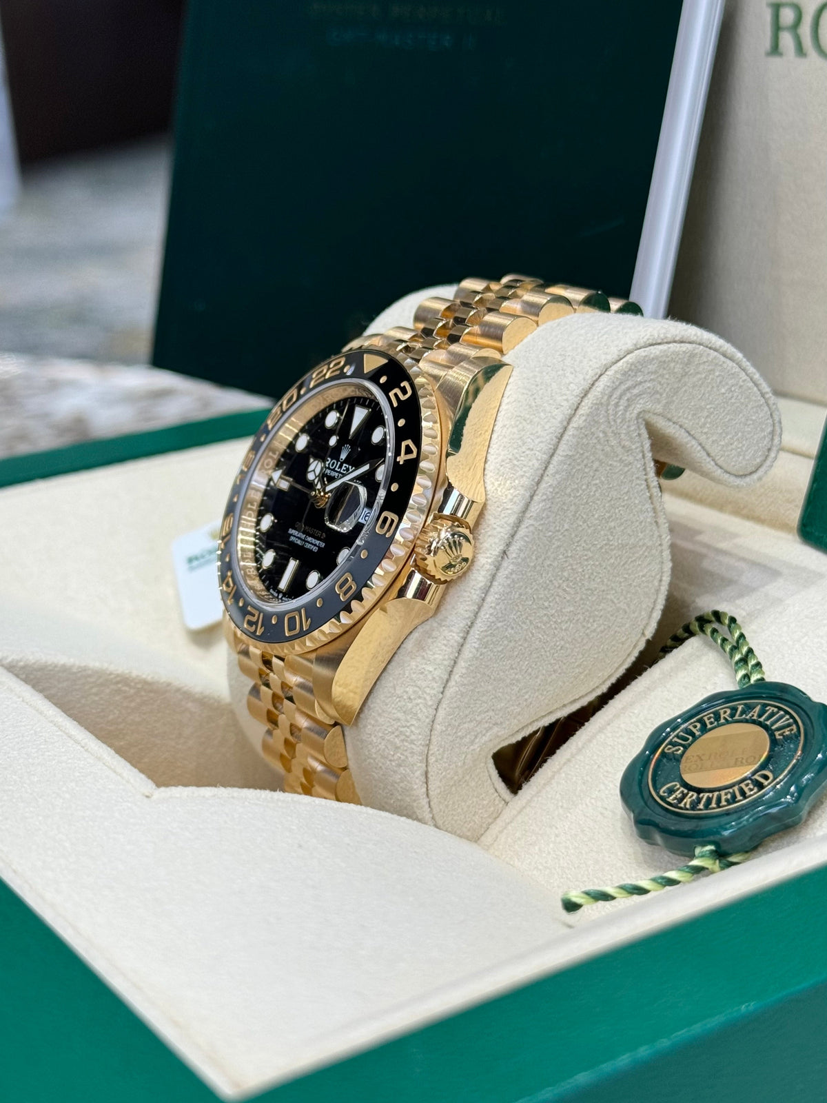 Rolex GMT-Master II 40 126718GRNR Black Dial Watch