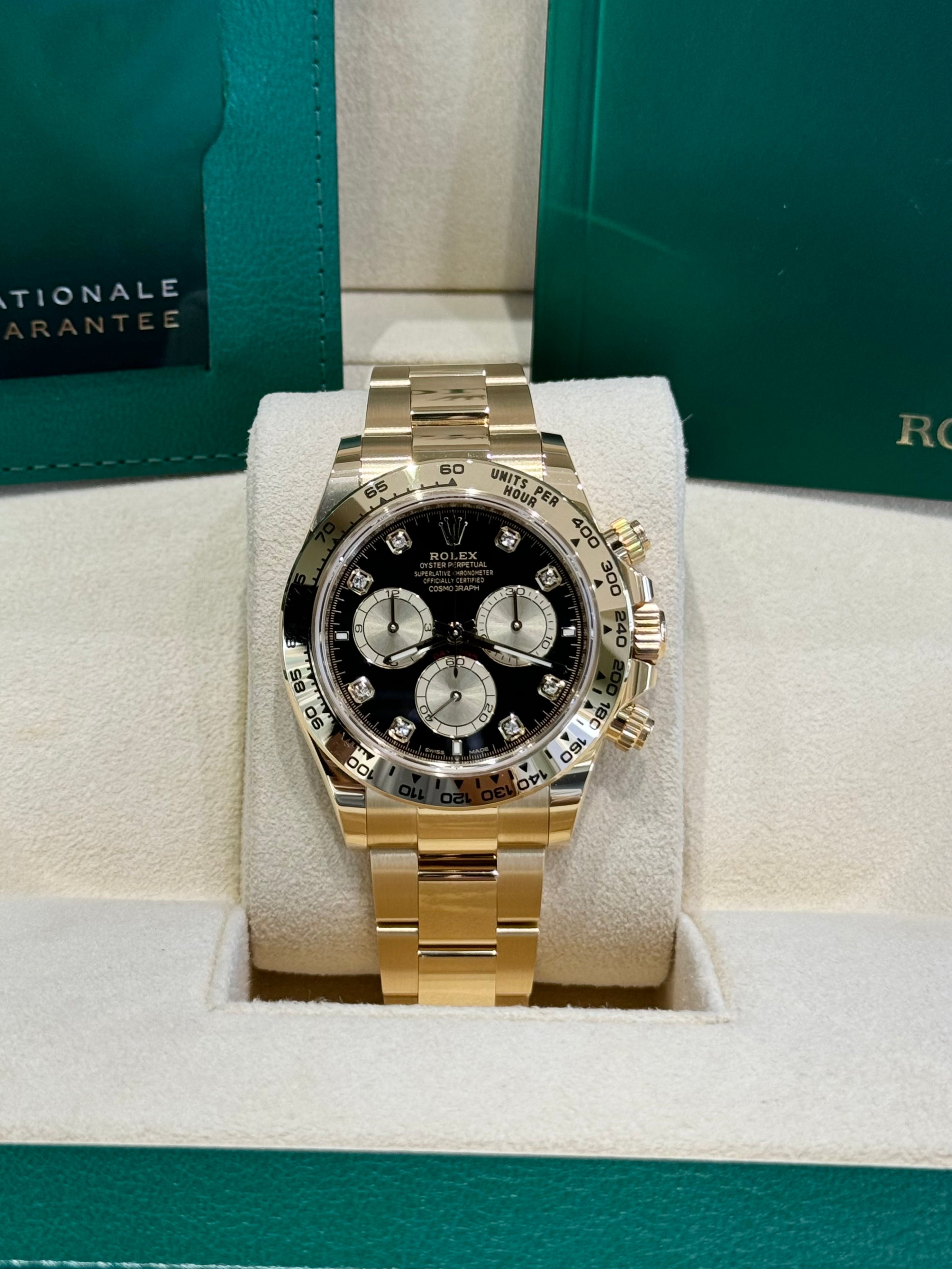Rolex Daytona 40 126508 Black Diamond Dial Watch