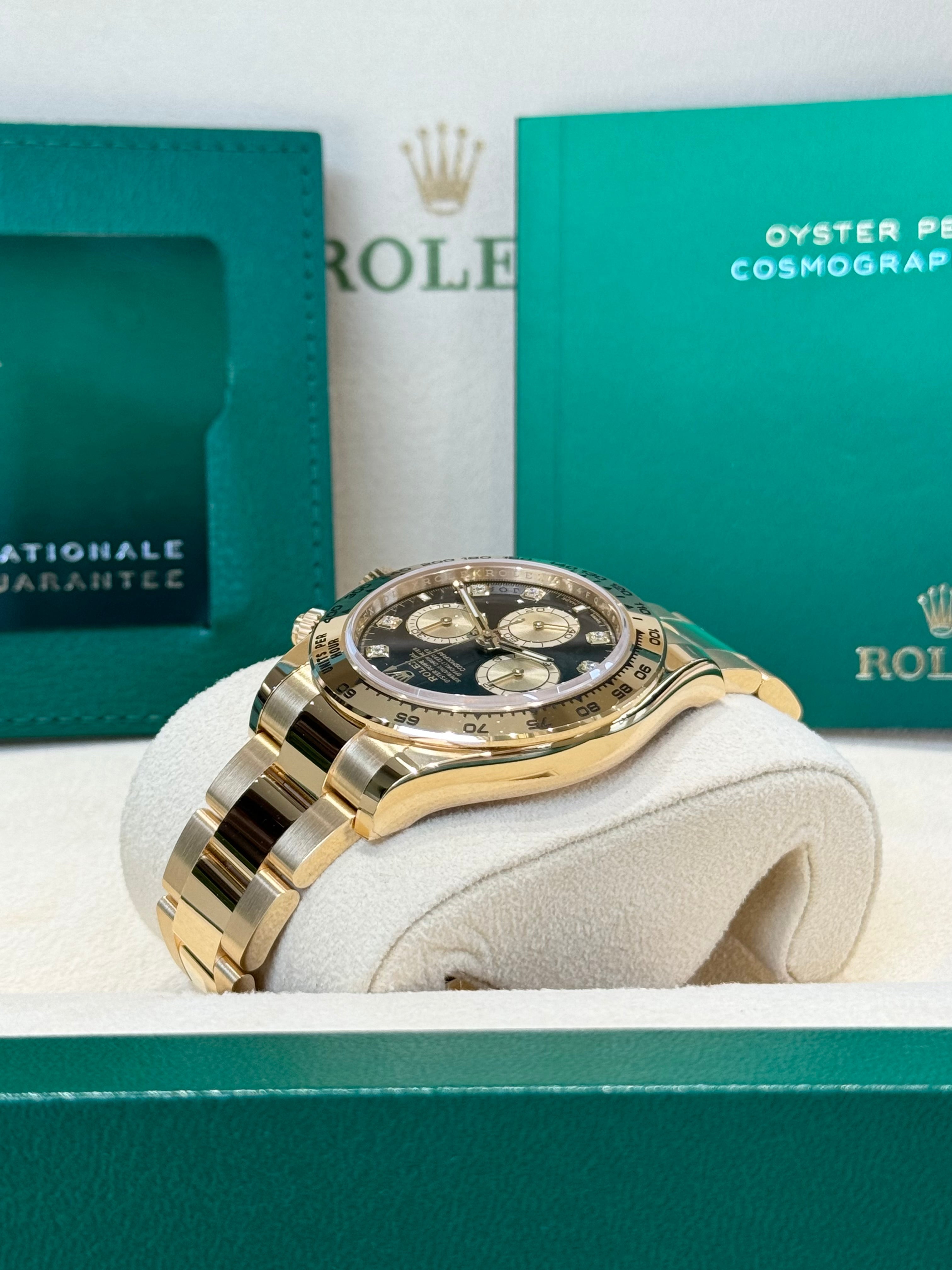 Rolex Daytona 40 126508 Black Diamond Dial Watch