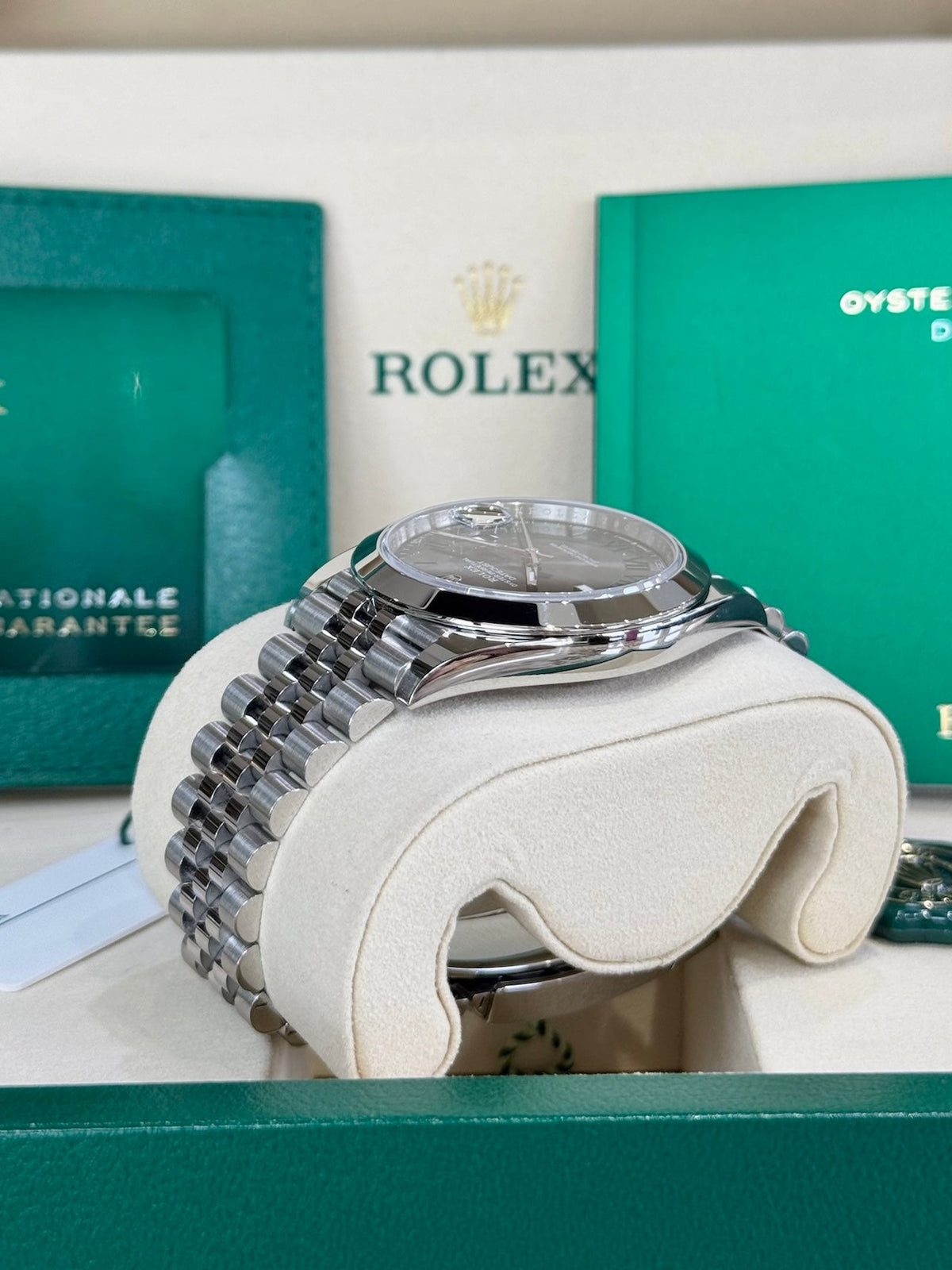 Rolex Datejust 41 126300 Dark Rhodium Dial Watch