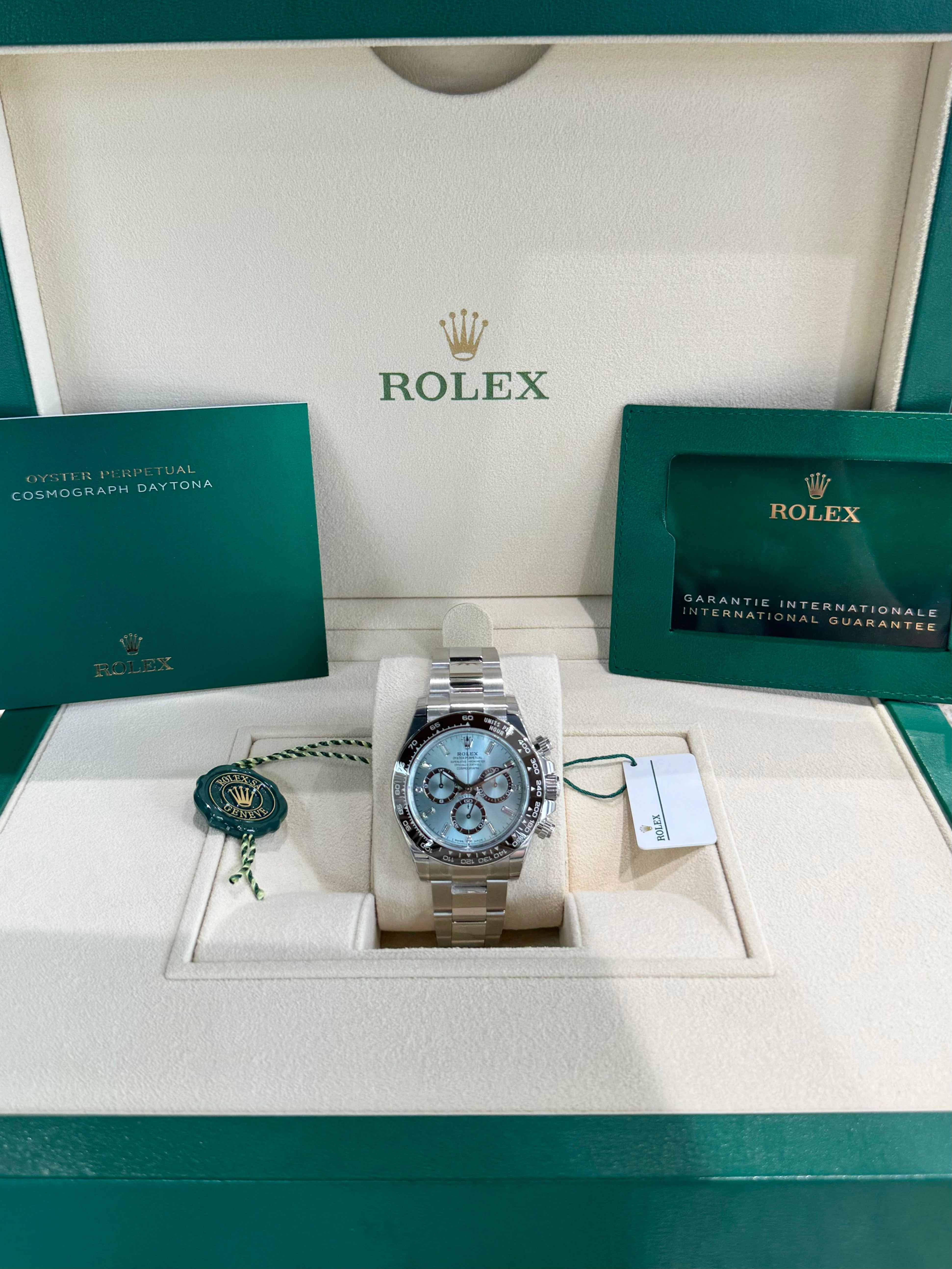 Rolex Daytona 40 126506 Ice Blue Diamond Dial Watch