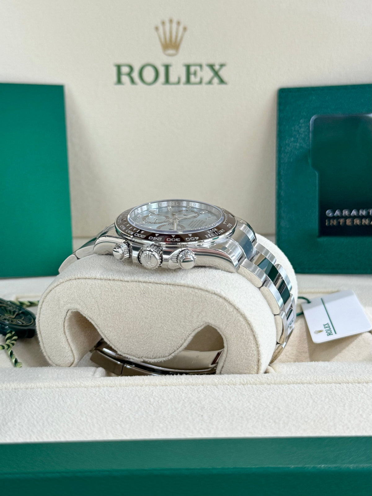 Rolex Daytona 40 126506 Ice Blue Diamond Dial Watch