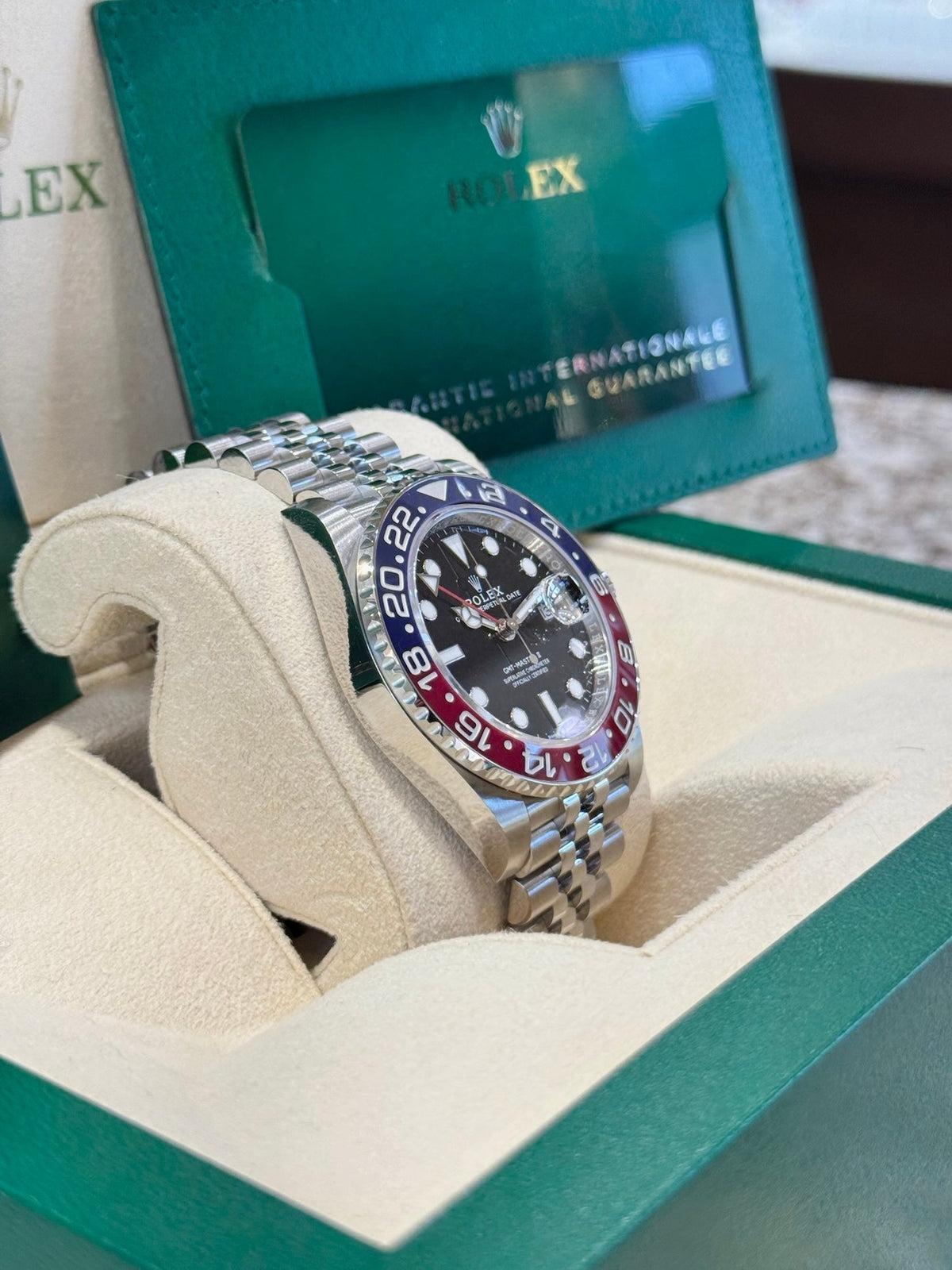 Rolex GMT-Master II 40 126710BLRO Black Dial Watch