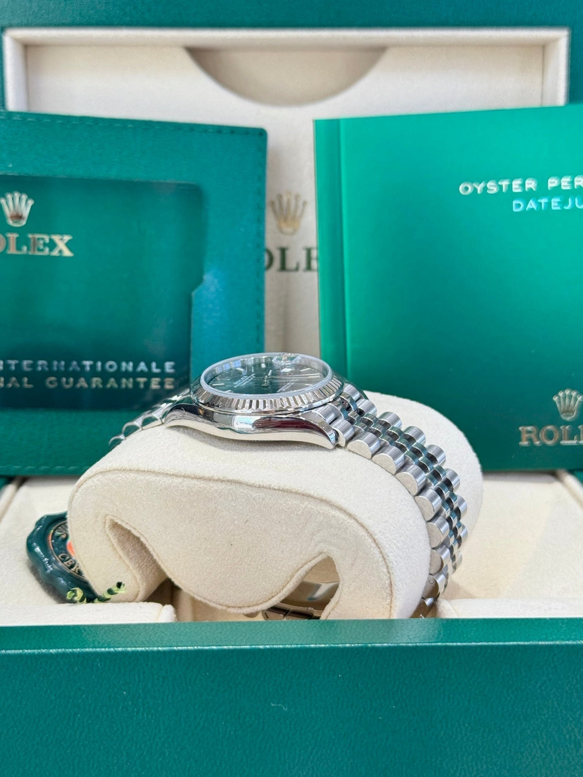 Rolex Datejust 31 278274 Mint Green Dial Watch