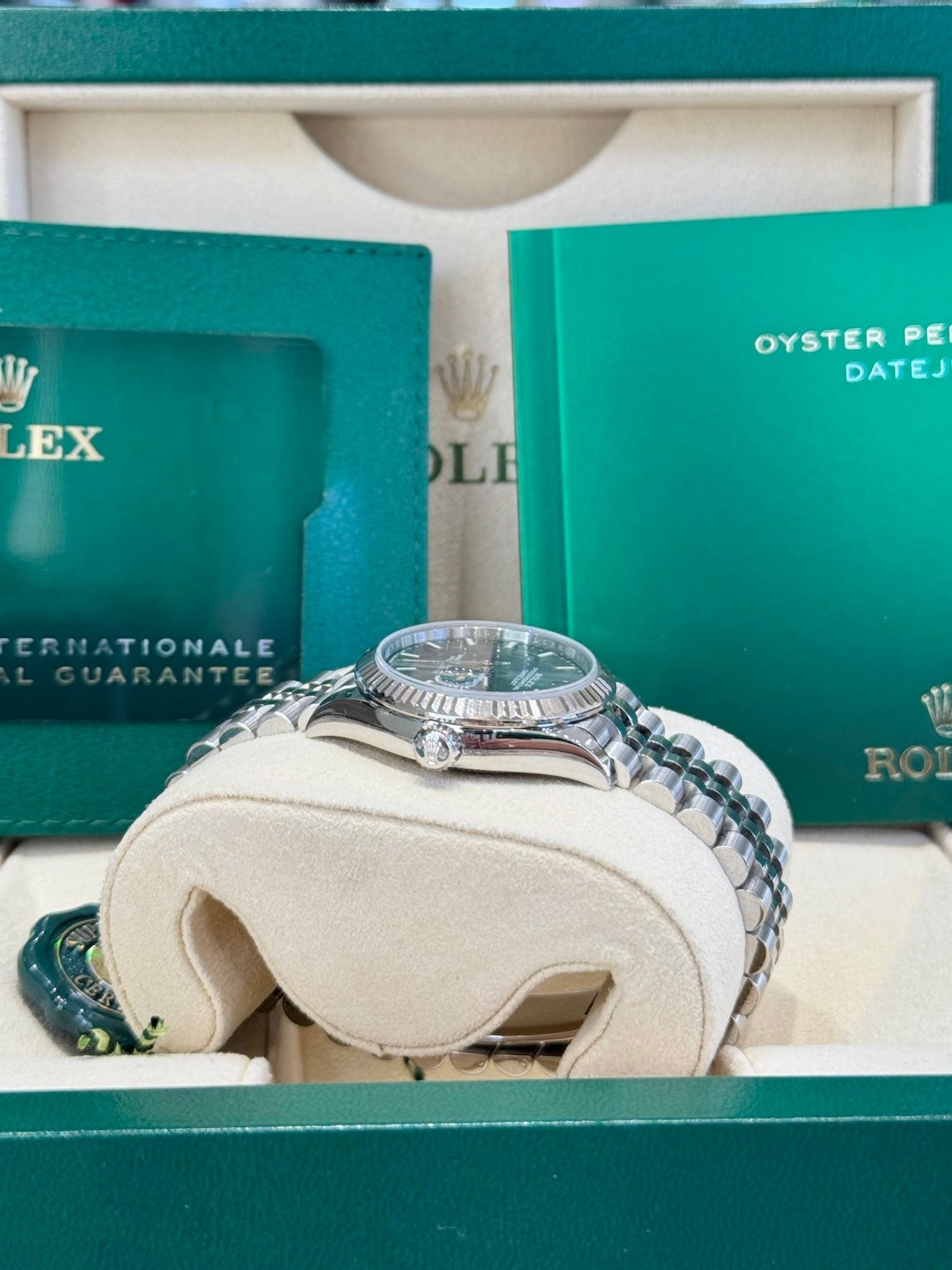 Rolex Datejust 31 278274 Mint Green Dial Watch