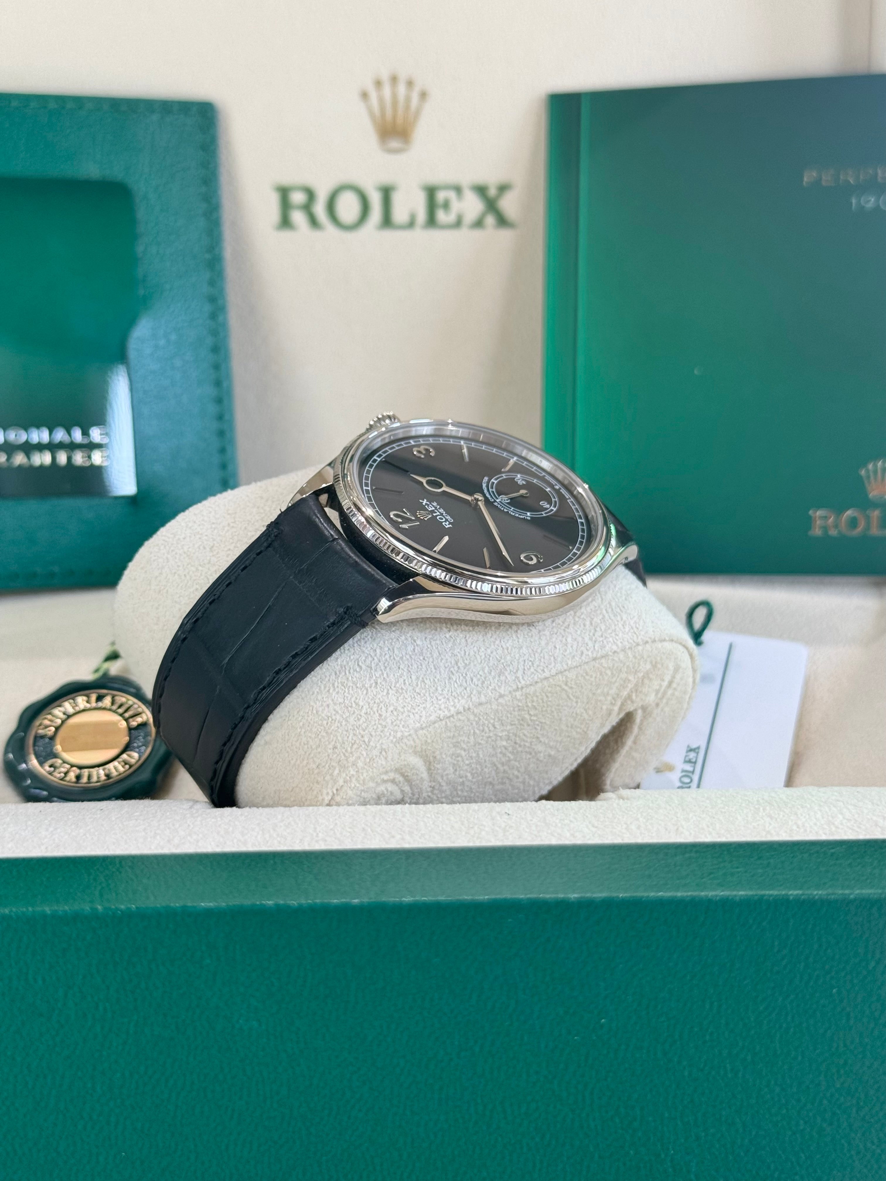 Rolex 1908 39 52509 Black Dial Watch