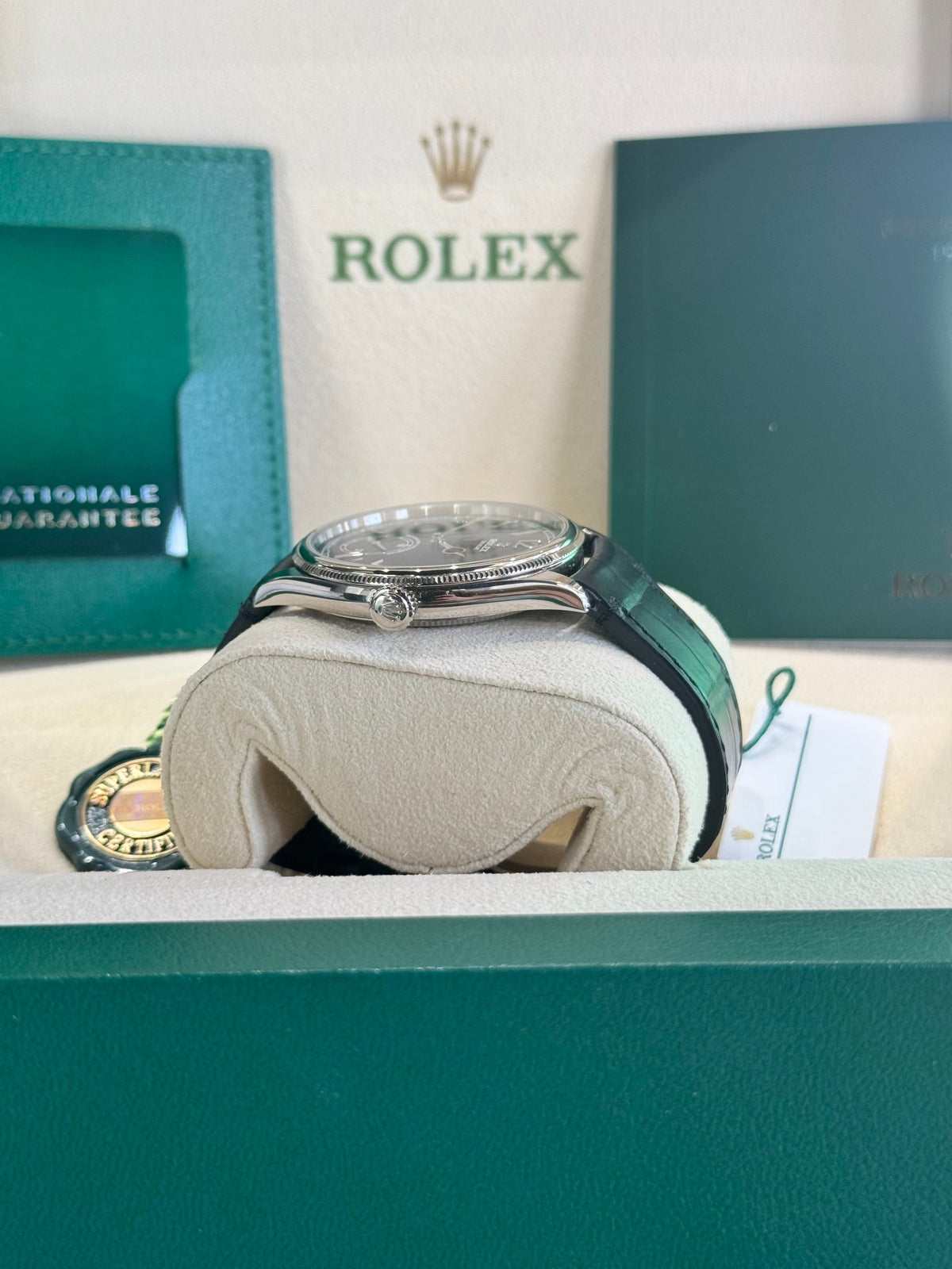 Rolex 1908 39 52509 Black Dial Watch