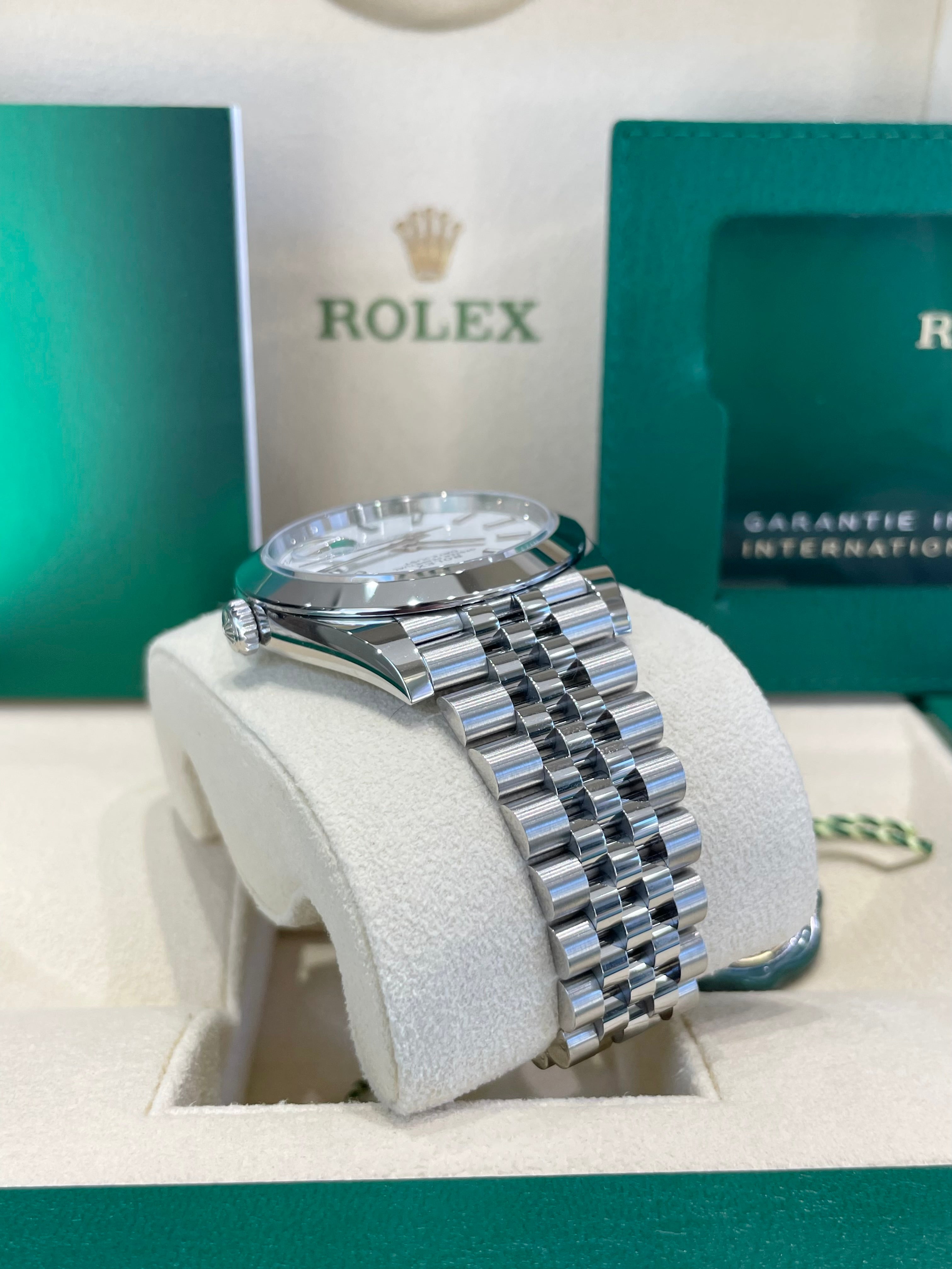 Rolex Datejust 41 126300 White Dial Watch