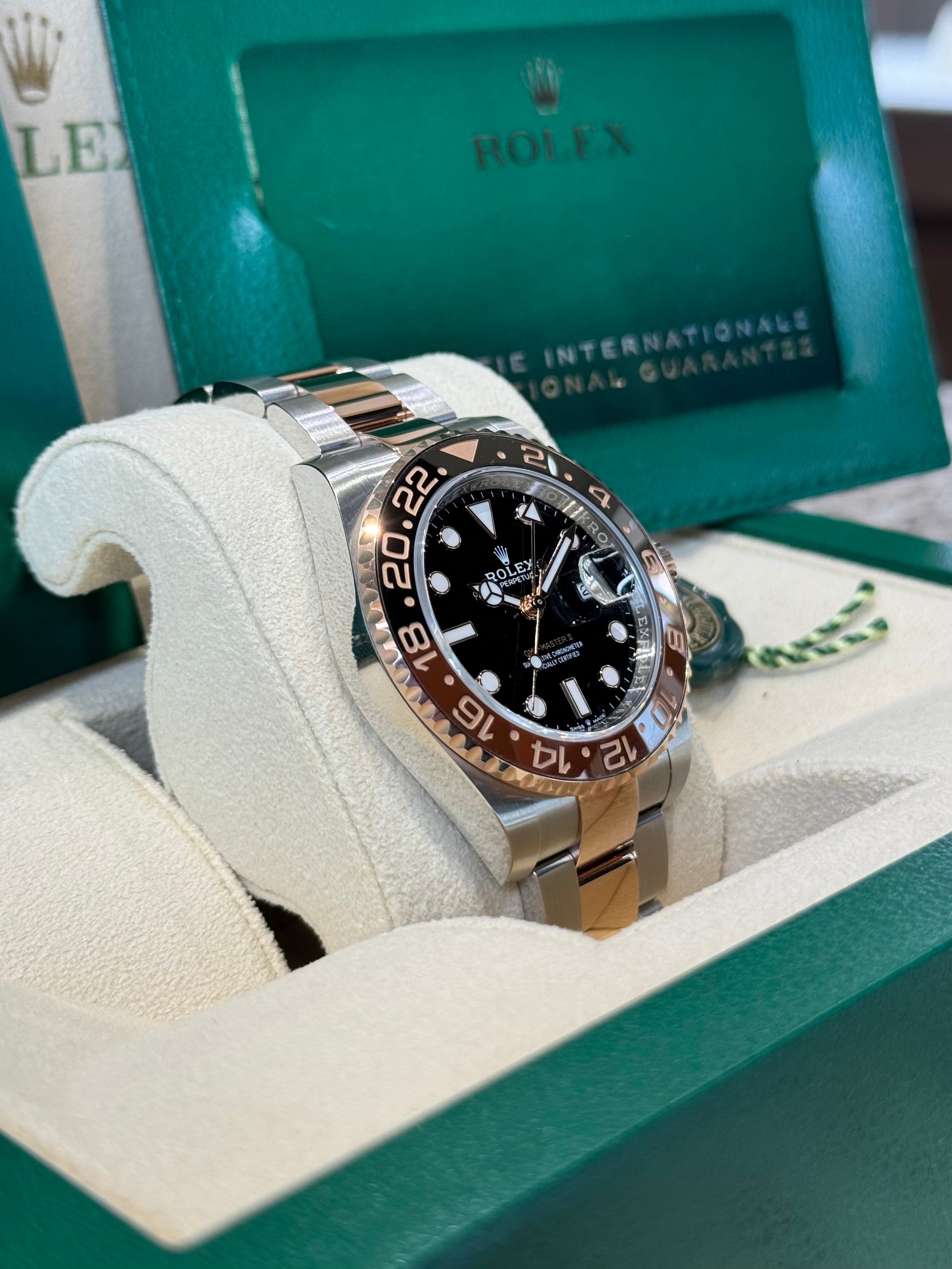 Rolex GMT-Master II 40 126711CHNR Black Dial Watch