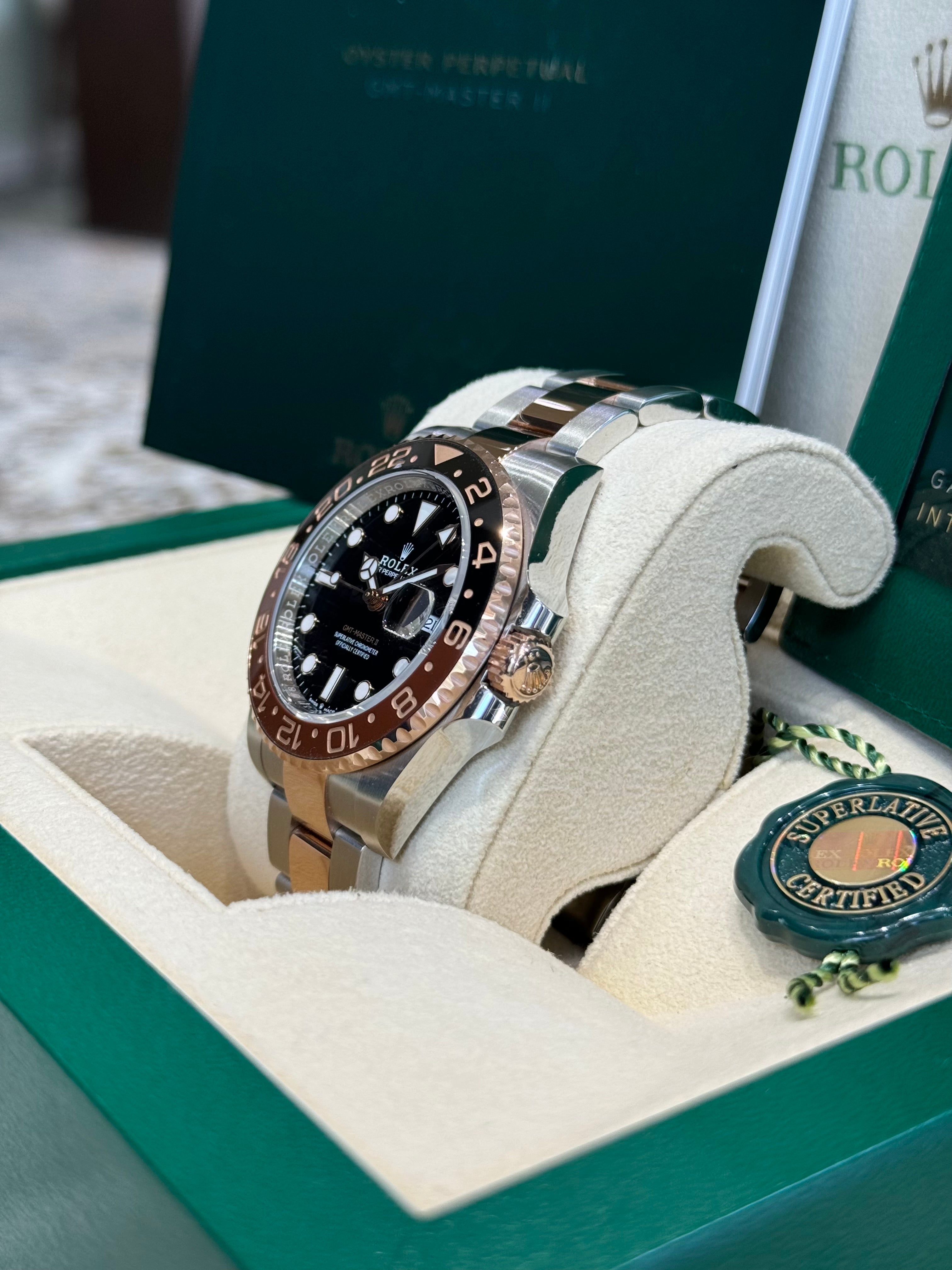 Rolex GMT-Master II 40 126711CHNR Black Dial Watch